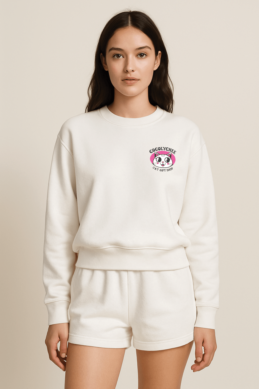 CocoLychee™ Limited Edition Embroidered Cat Sweatshirt - Cocolychee