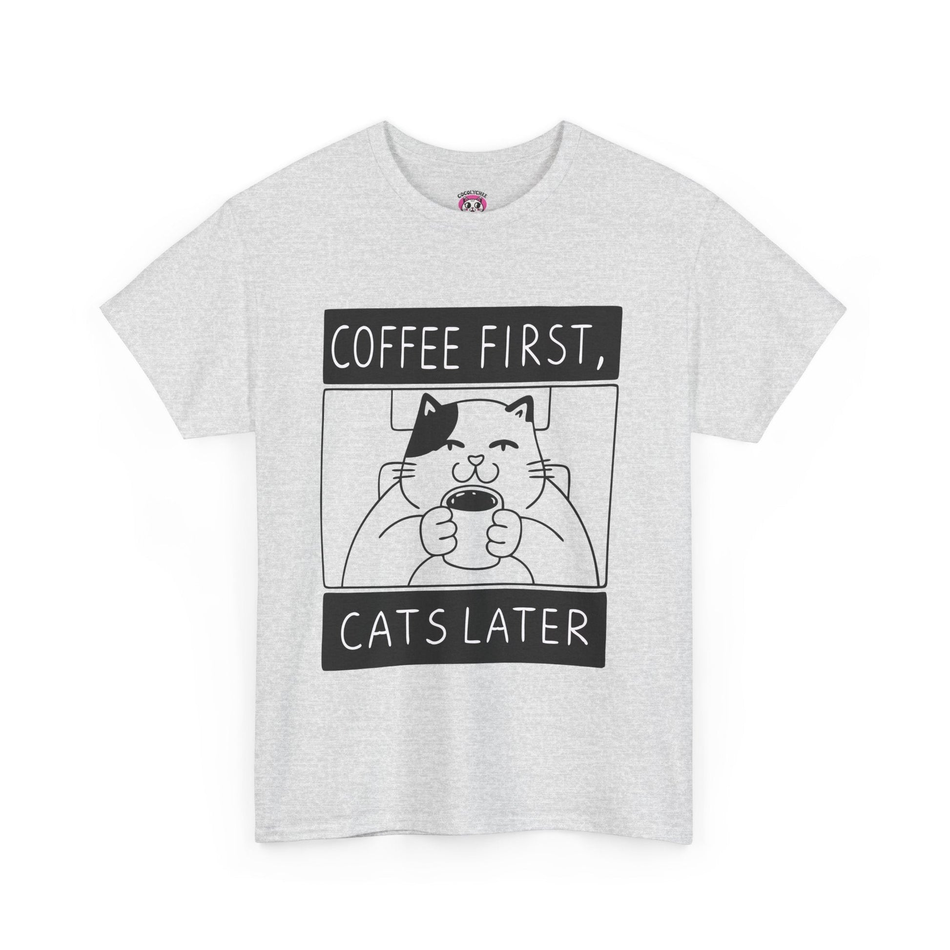 Coffee First, Cats Later™ Framed Edition Graphic Tee - Cocolychee