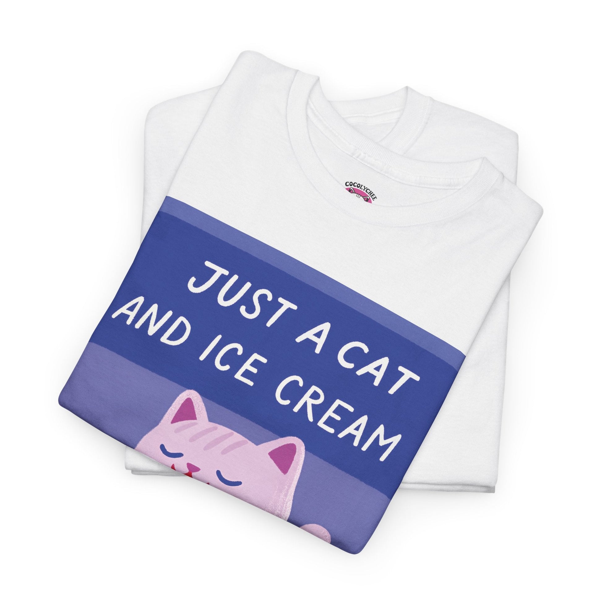 Just a Cat & Ice Cream Kind of Day™ Graphic Tee - Cocolychee