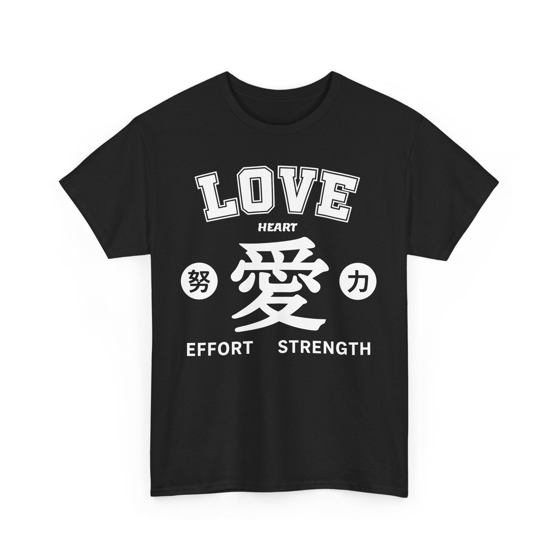 Love and Strength Unisex Heavy Cotton Tee - Motivational Shirt for Fitness, Love, Self - Care, Gift, Affirmation - Cocolychee
