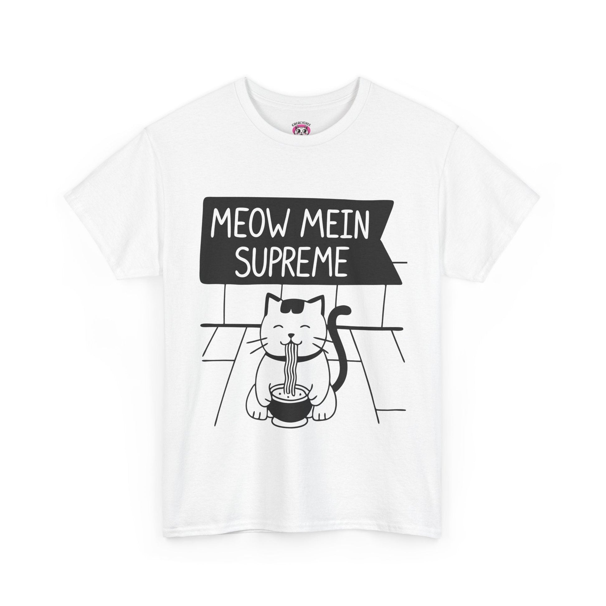 Meow Mein Supreme™ Framed Line - Art Graphic Tee - Cocolychee