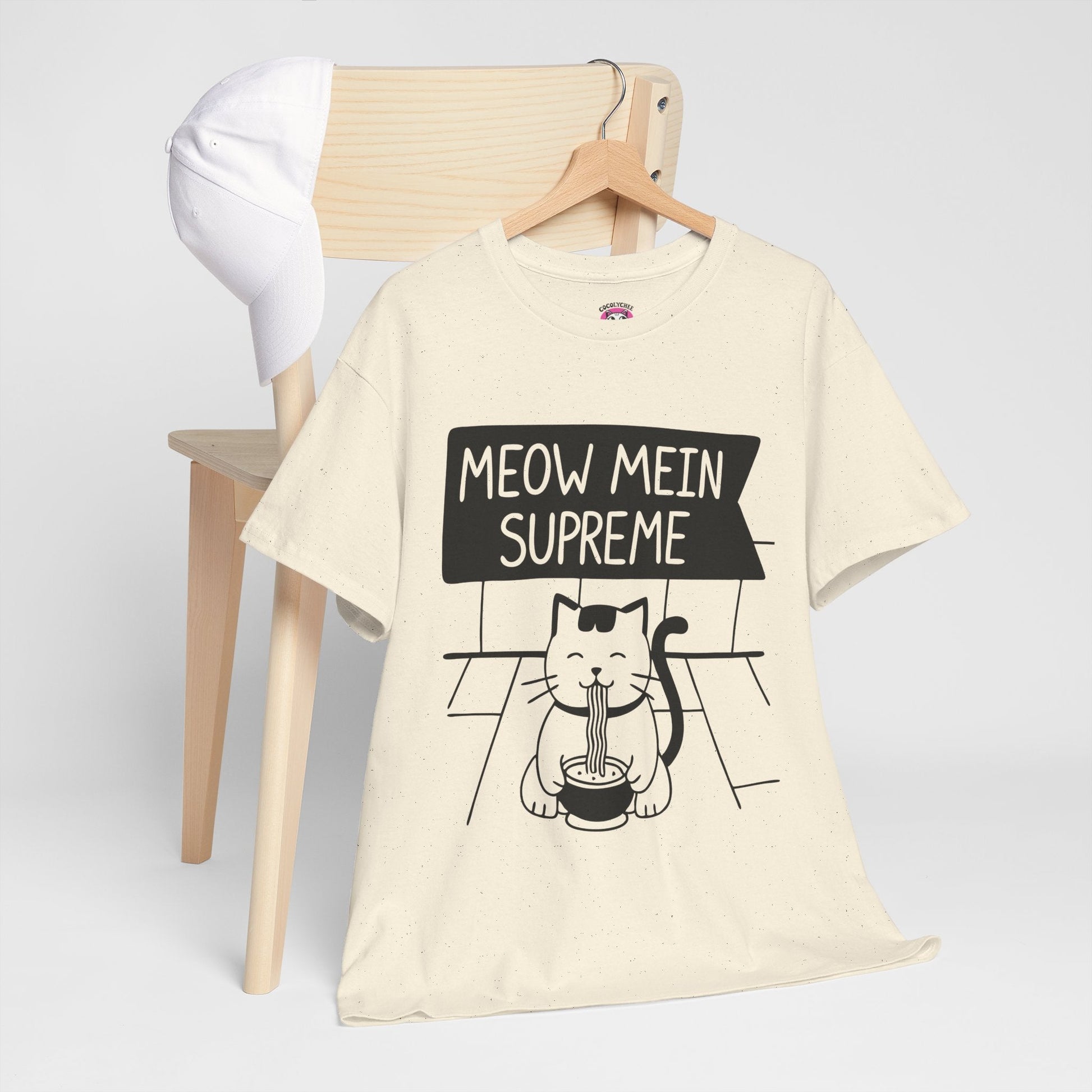 Meow Mein Supreme™ Framed Line - Art Graphic Tee - Cocolychee