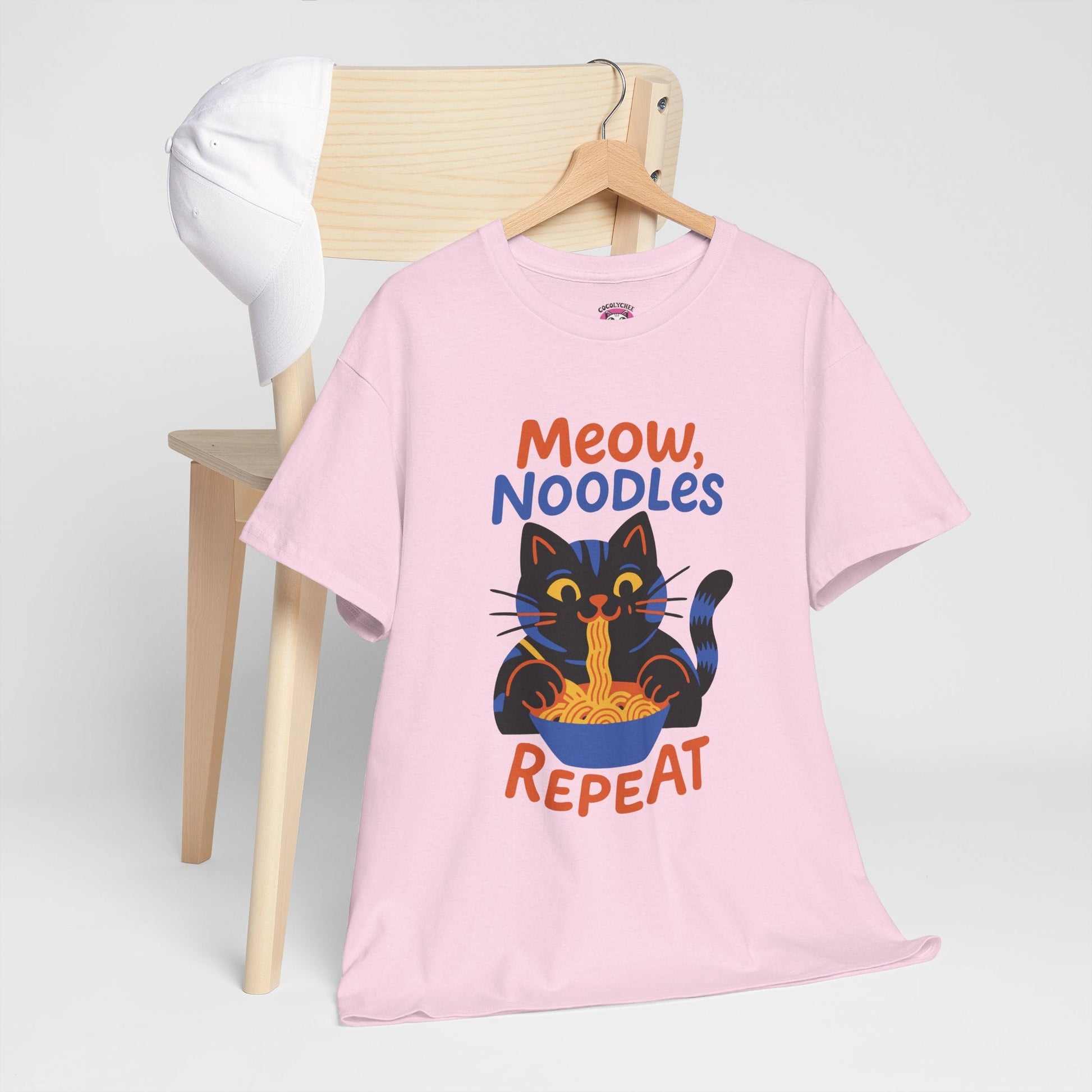 Meow, Noodles, Repeat™ Color Edition Graphic Tee - Cocolychee