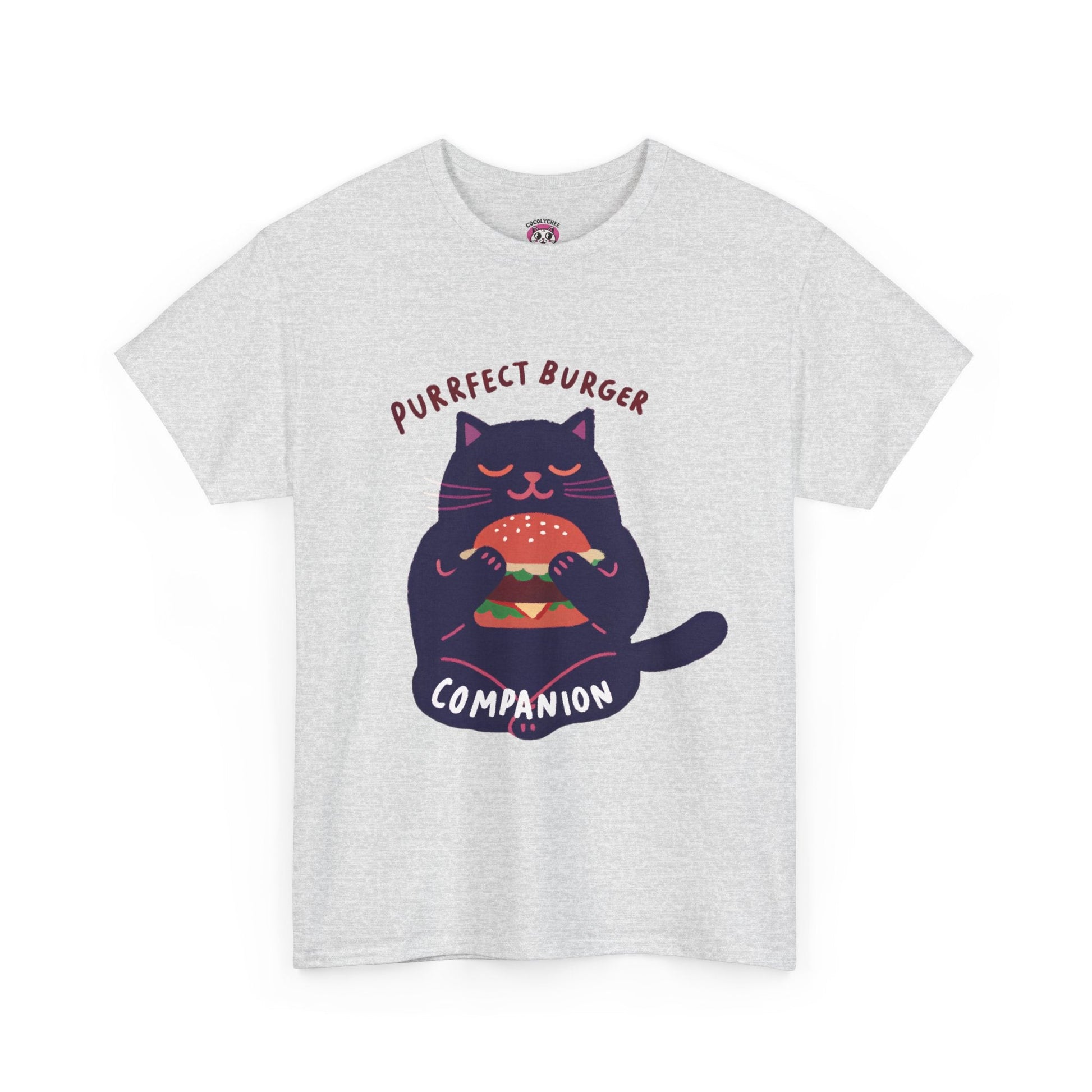 Purrfect Burger Companion™ Color Edition Graphic Tee - Cocolychee