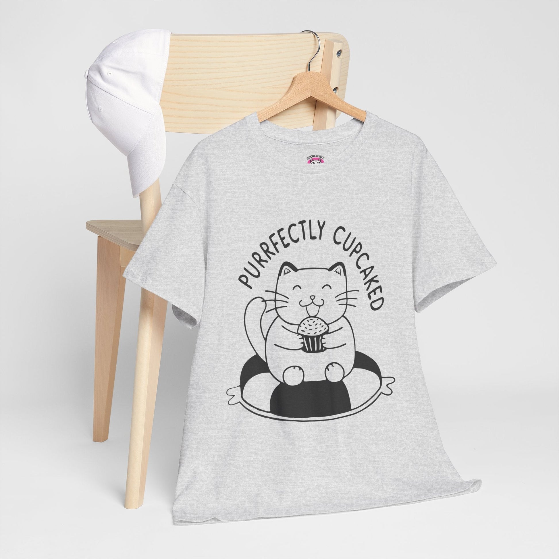 Purrfectly Cupcaked™ Line - Art Graphic Tee - Cocolychee