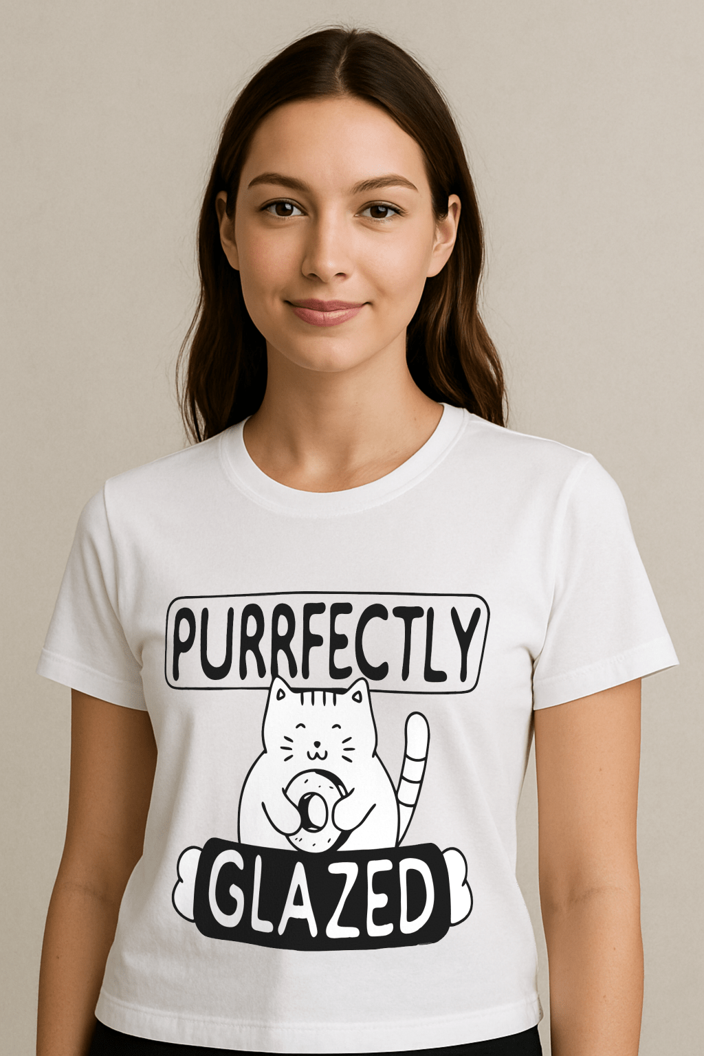 Purrfectly Glazed™ Line - Art Edition Graphic Tee - Cocolychee
