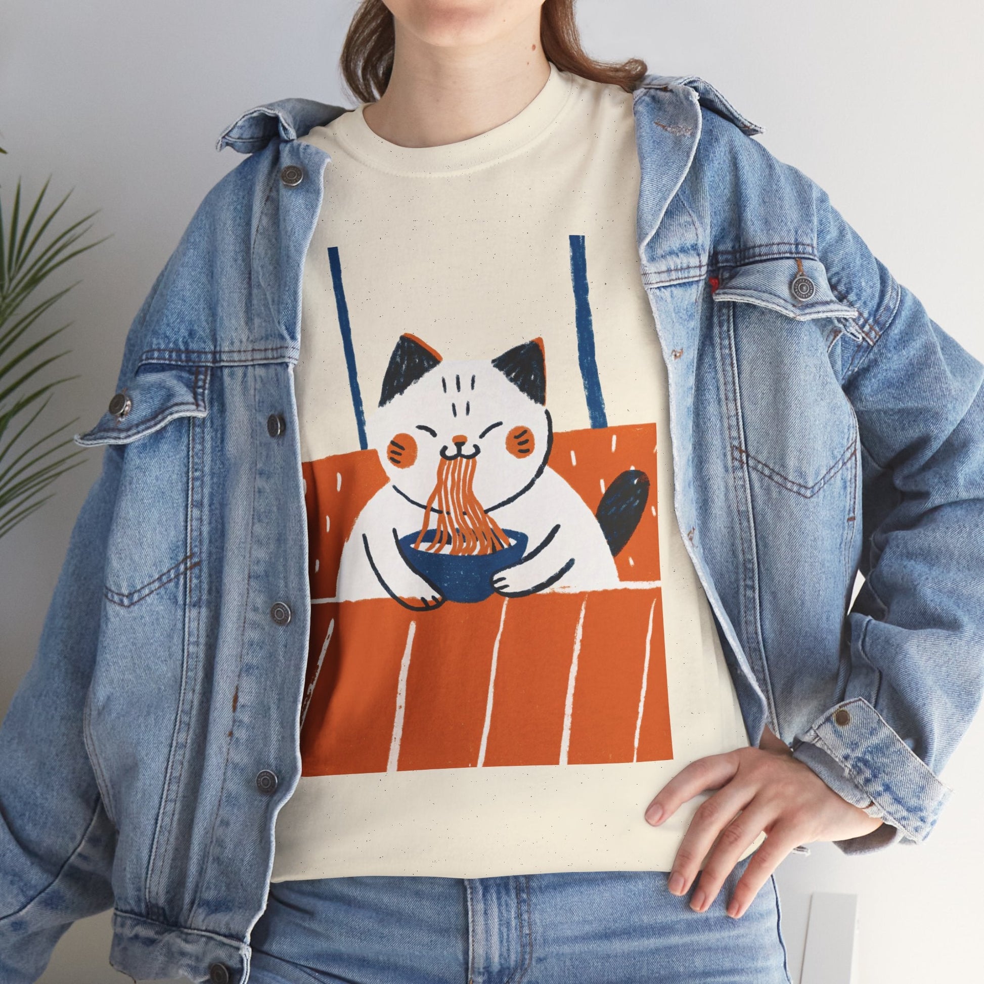 Window Ramen Kitty™ Chalk - Draw Graphic Tee - Cocolychee