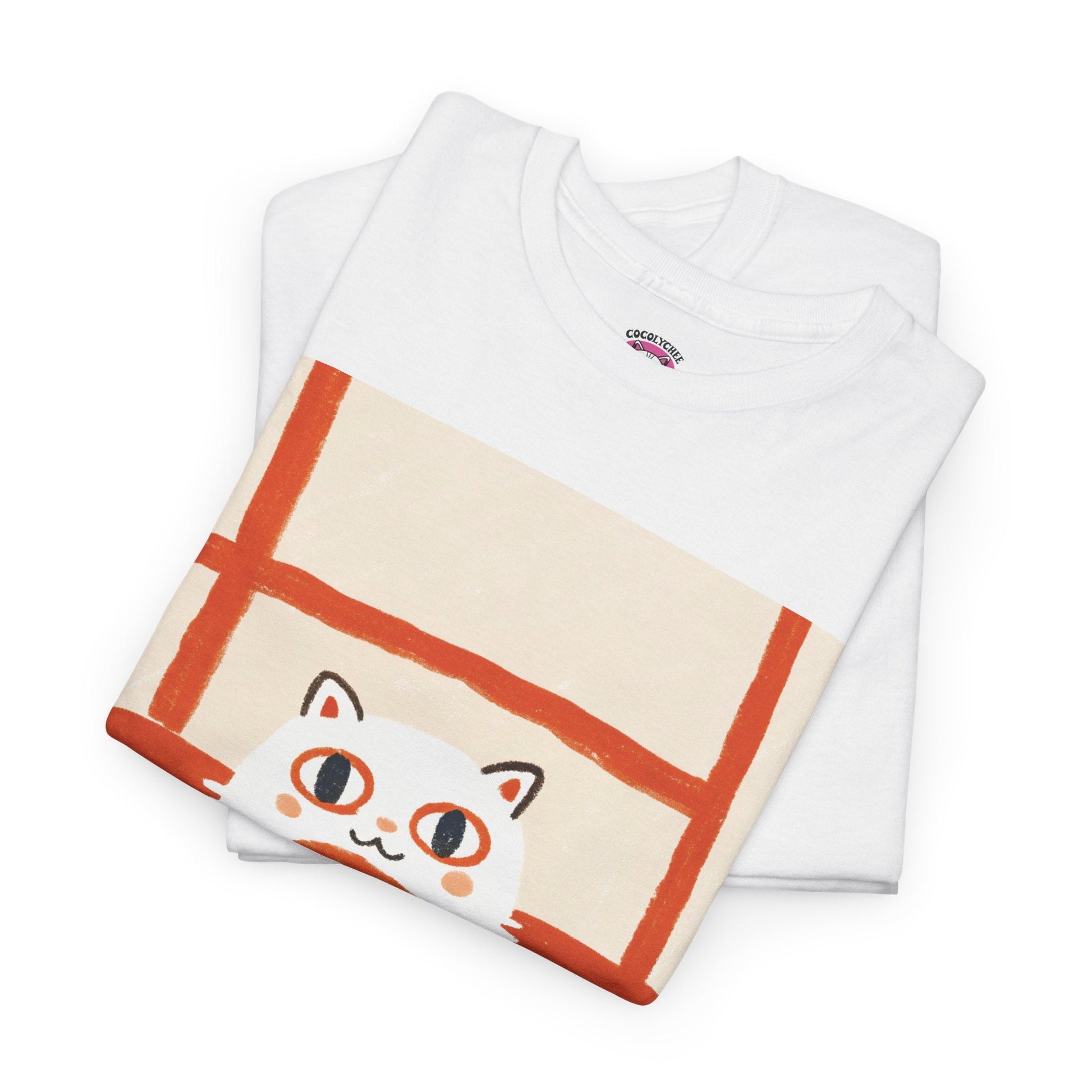 Burger Cat™ Colorblock Graphic Tee - Cocolychee