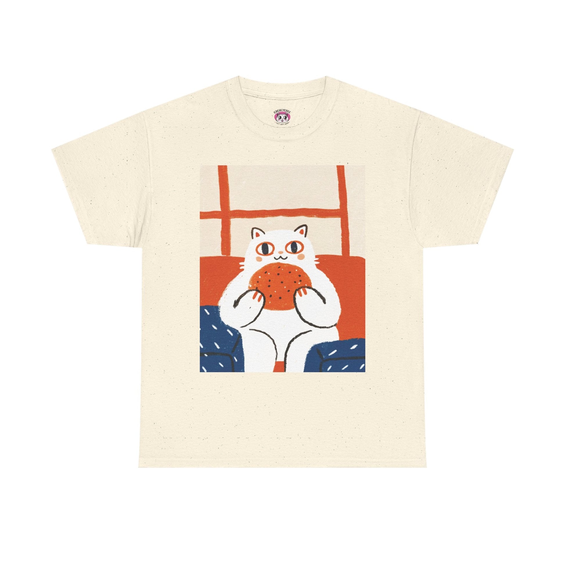 Burger Cat™ Colorblock Graphic Tee - Cocolychee