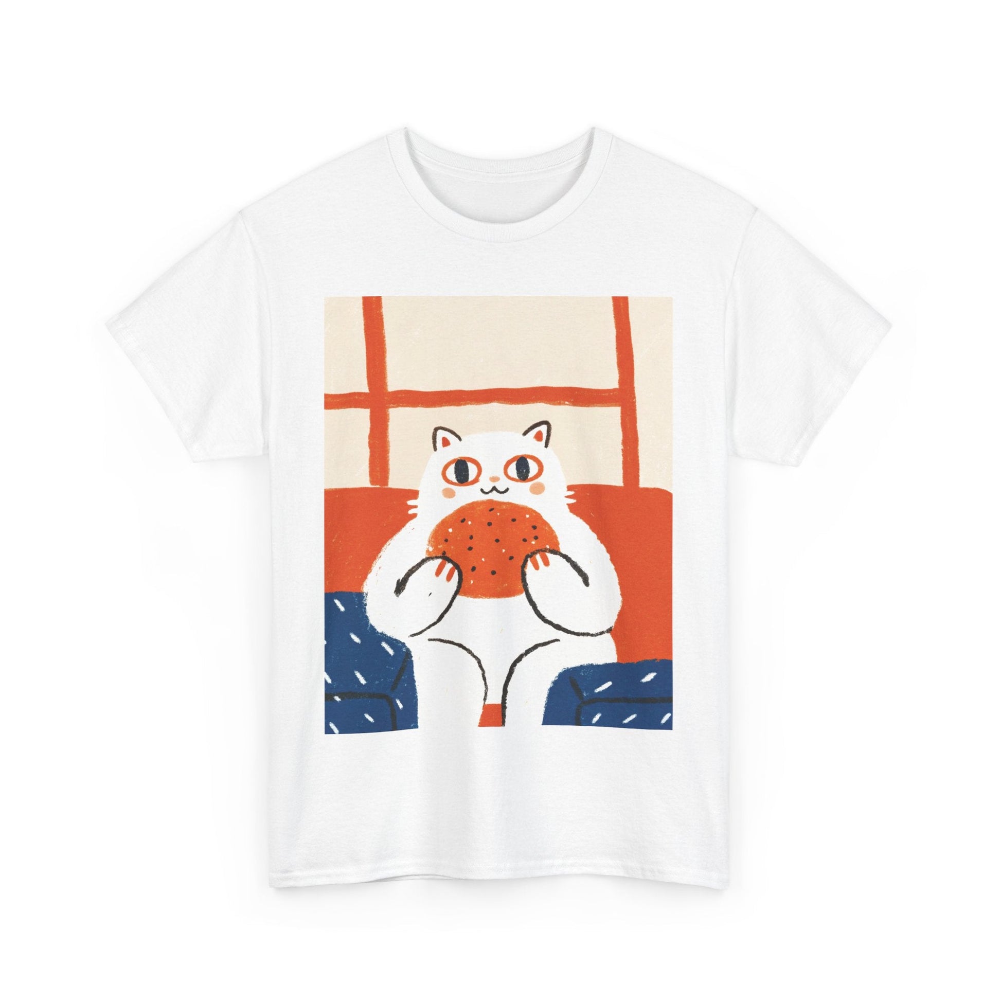 Burger Cat™ Colorblock Graphic Tee - Cocolychee