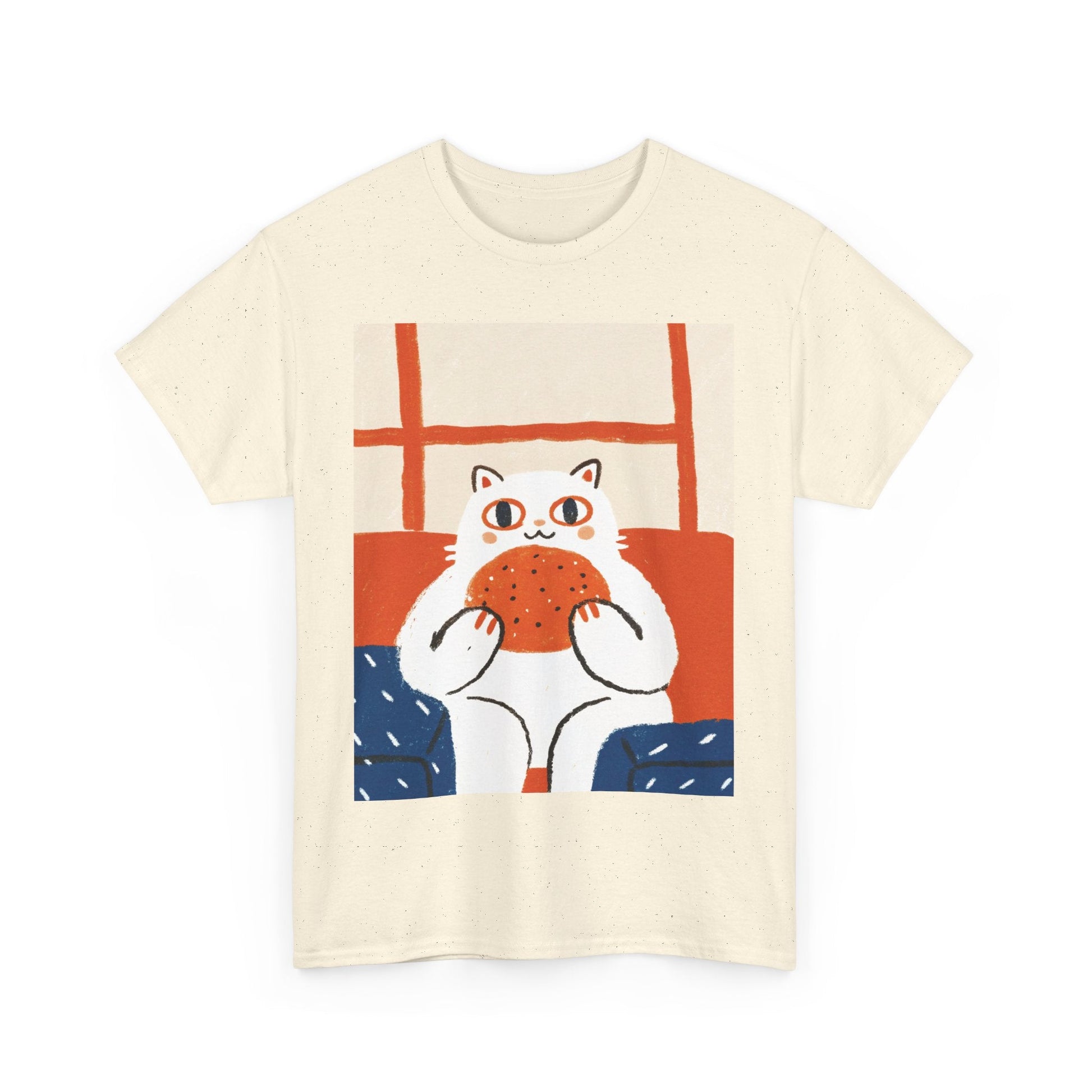 Burger Cat™ Colorblock Graphic Tee - Cocolychee