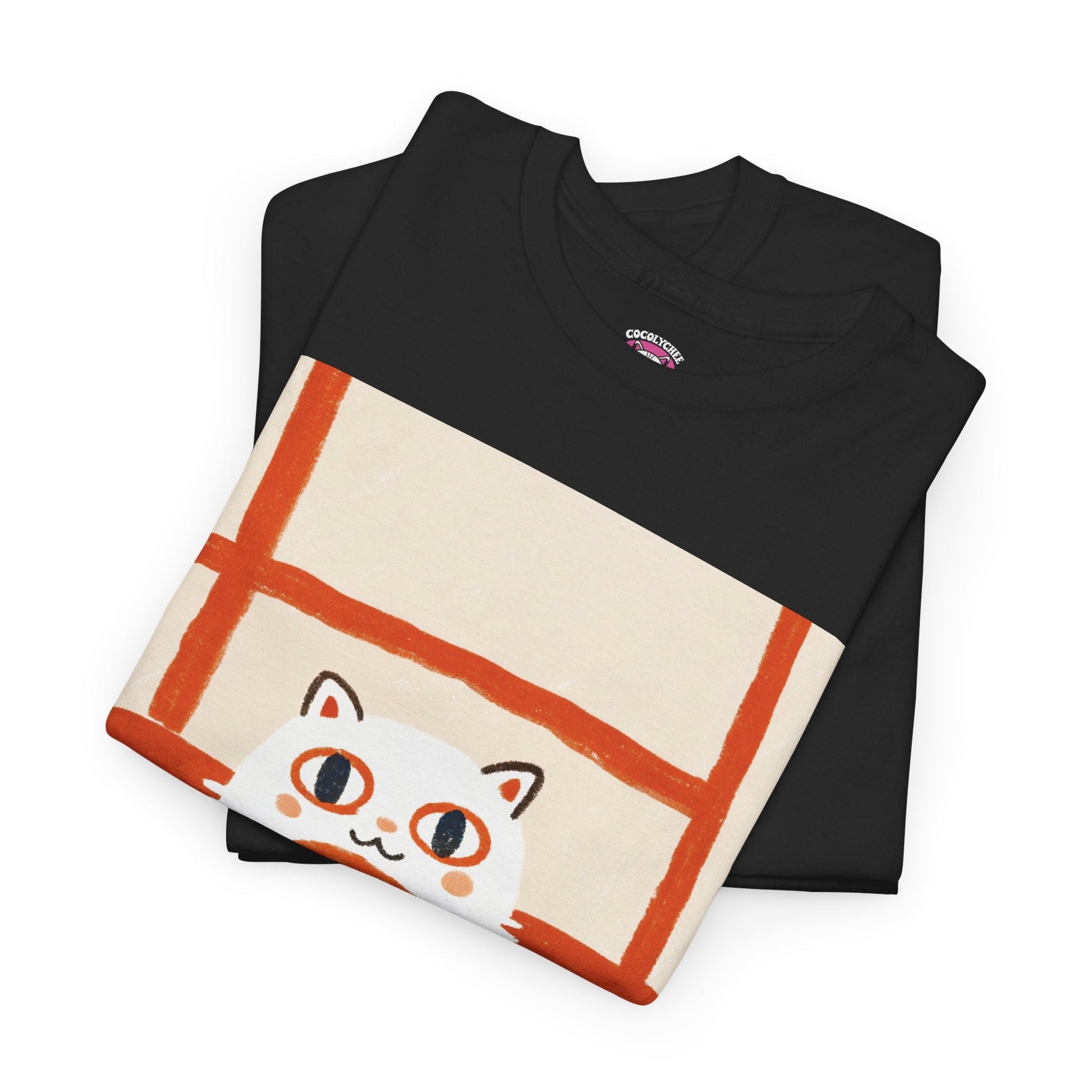 Burger Cat™ Colorblock Graphic Tee - Cocolychee