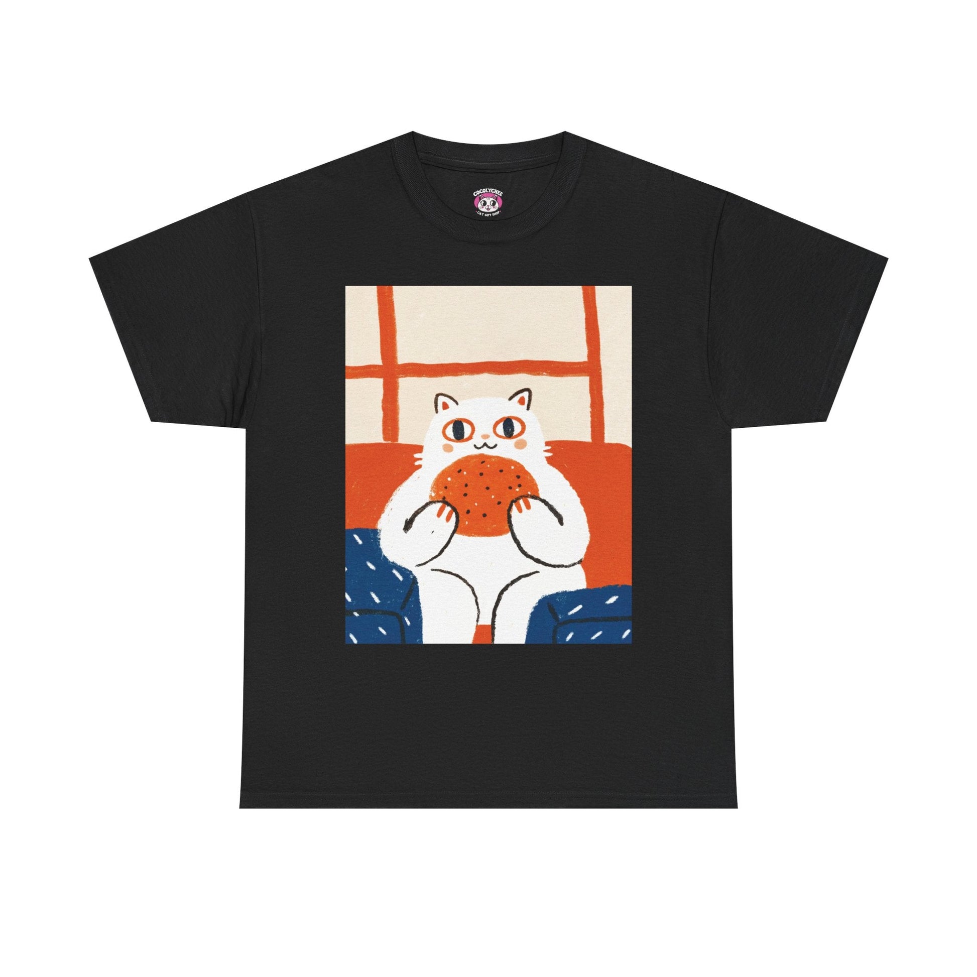 Burger Cat™ Colorblock Graphic Tee - Cocolychee
