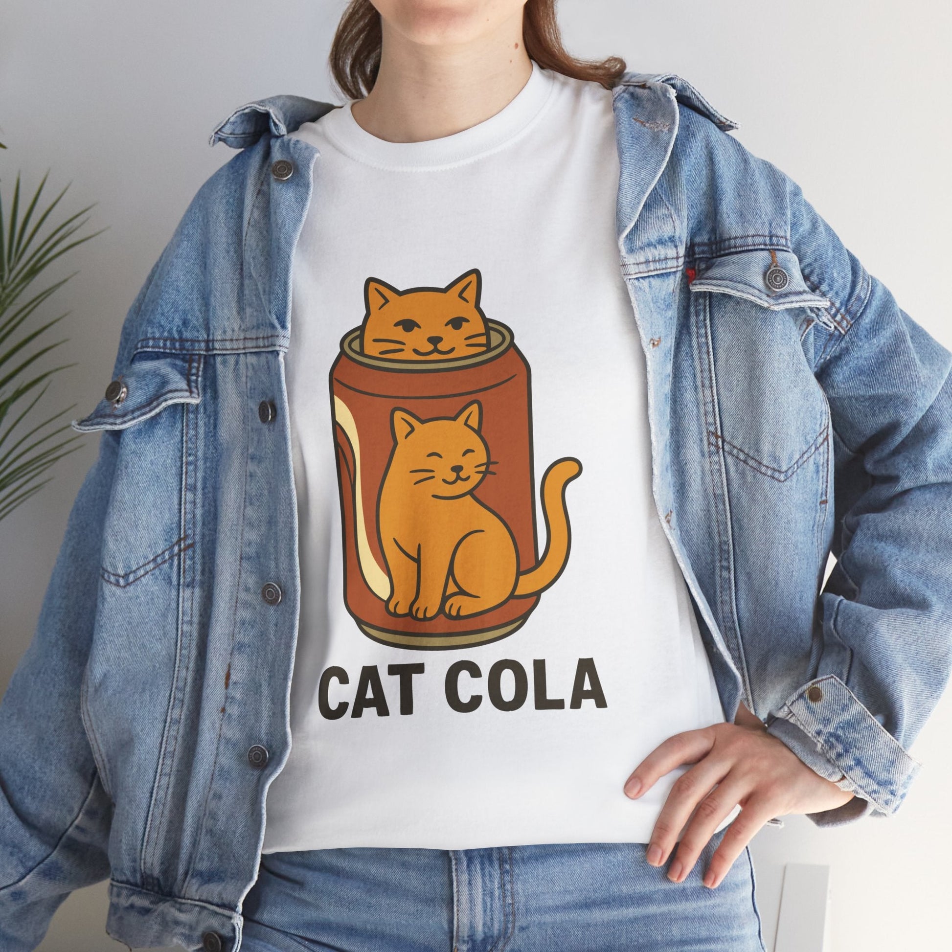 Cat Cola™ Tee – Refreshingly Cute Vintage Soda Cat Shirt - Cocolychee