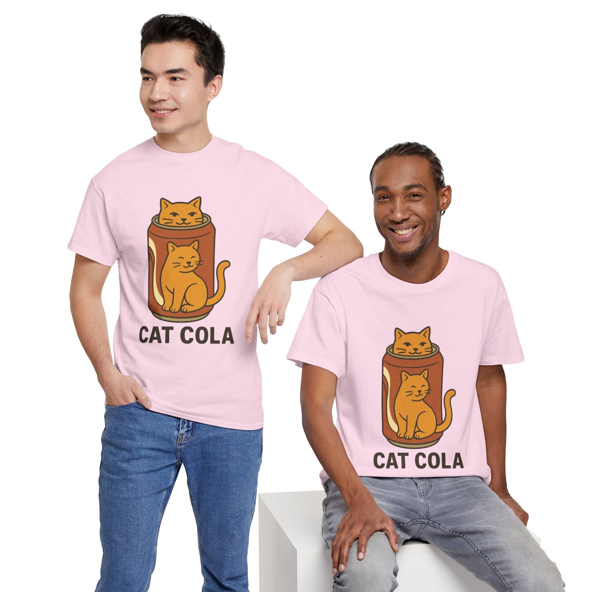 Cat Cola™ Tee – Refreshingly Cute Vintage Soda Cat Shirt - Cocolychee