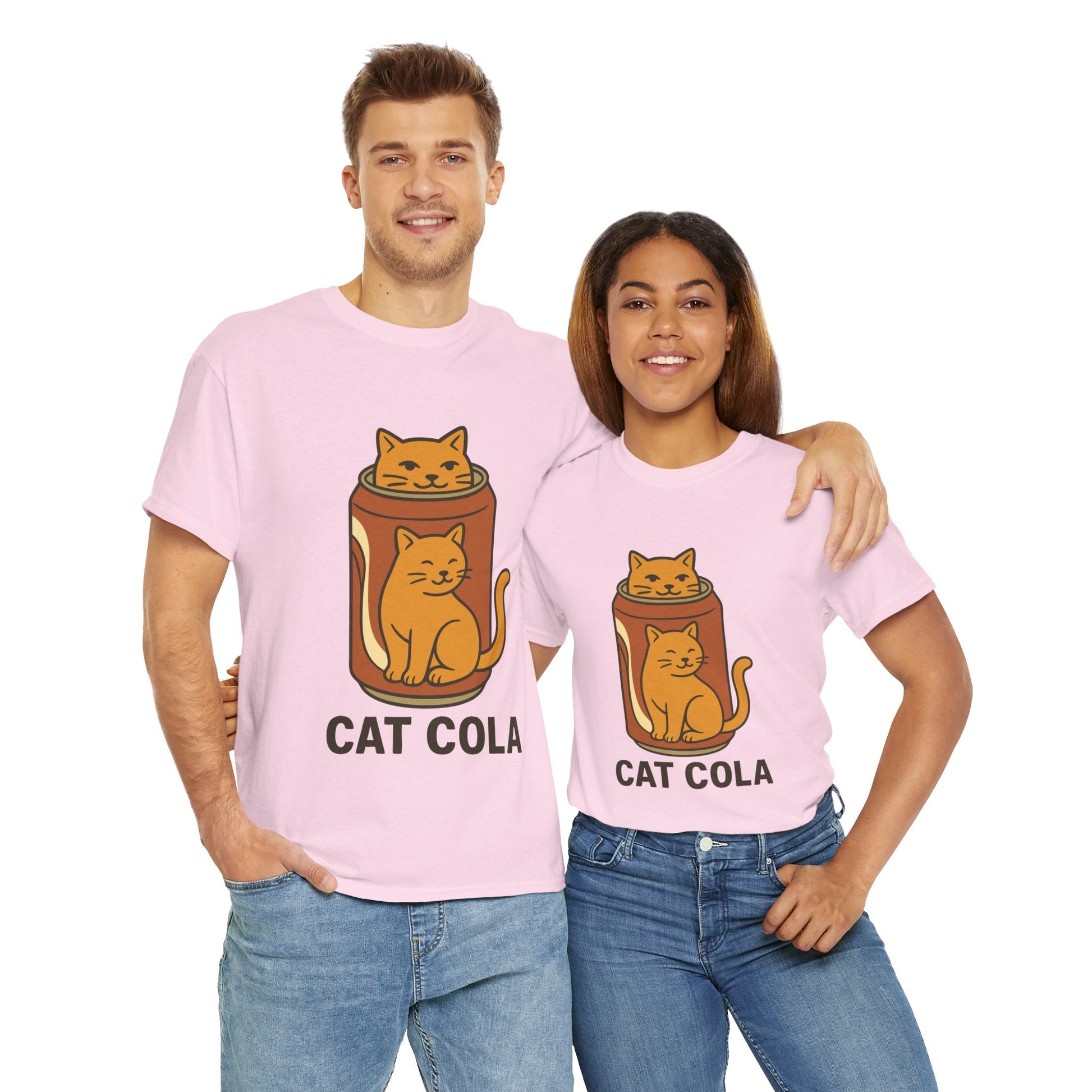 Cat Cola™ Tee – Refreshingly Cute Vintage Soda Cat Shirt - Cocolychee