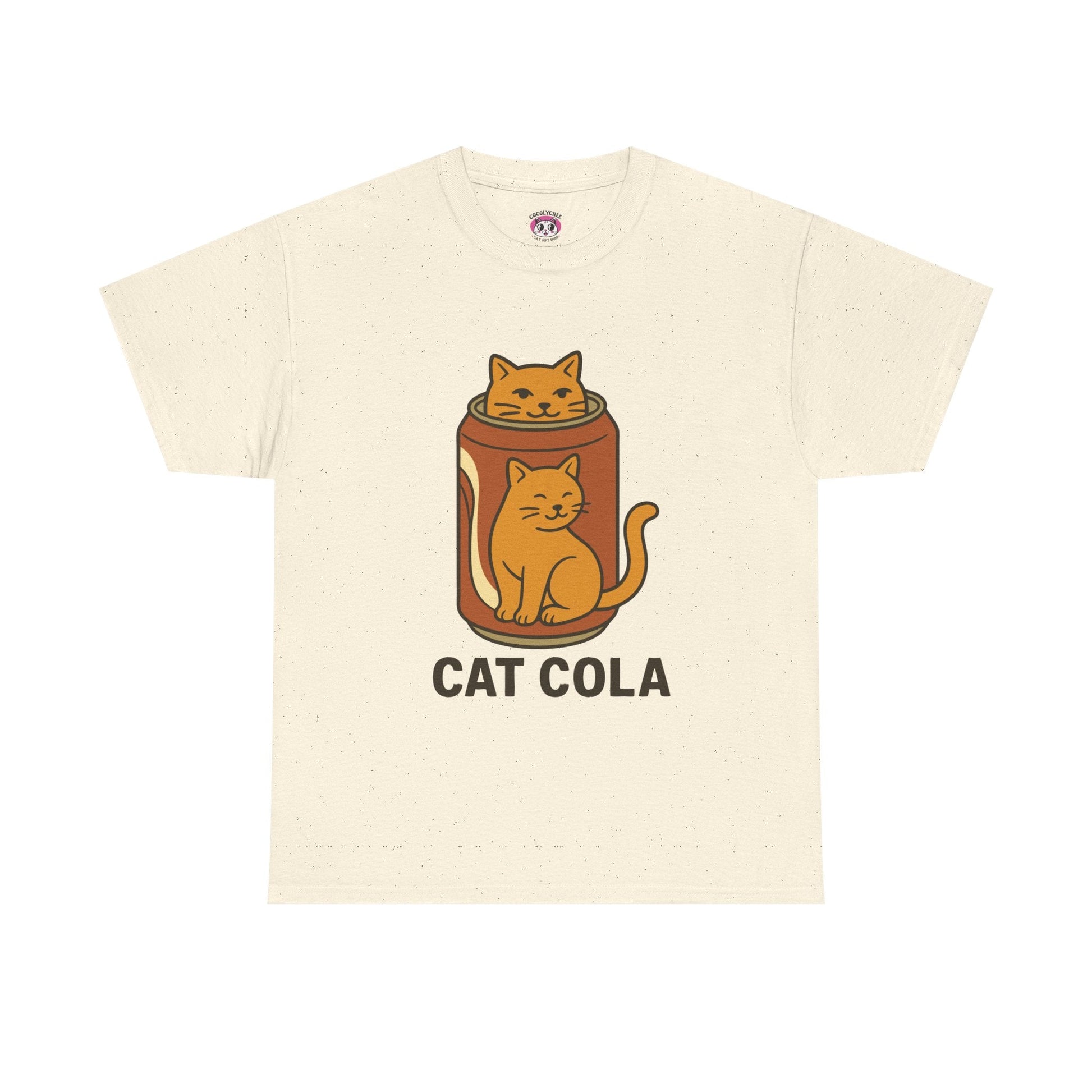 Cat Cola™ Tee – Refreshingly Cute Vintage Soda Cat Shirt - Cocolychee