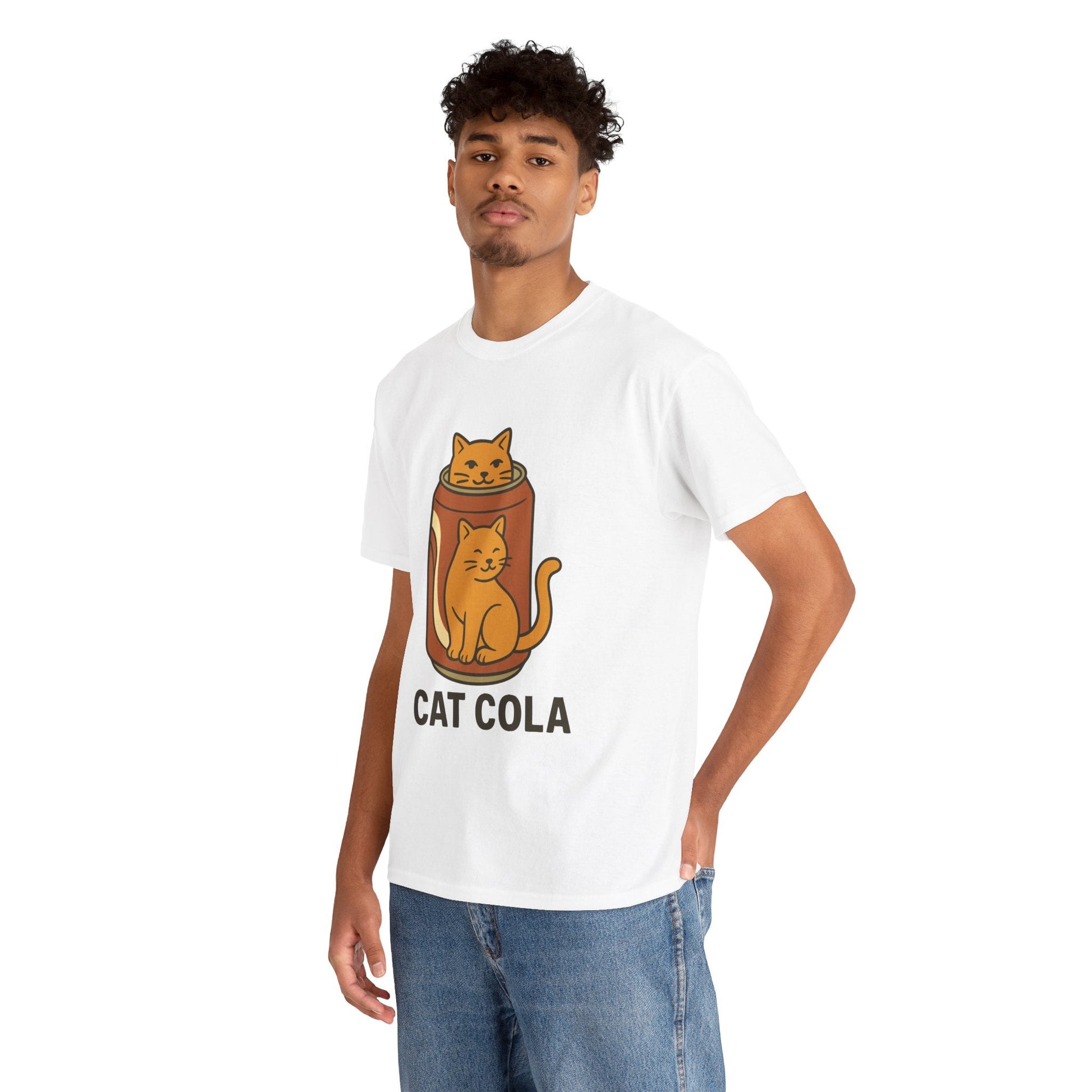 Cat Cola™ Tee – Refreshingly Cute Vintage Soda Cat Shirt - Cocolychee