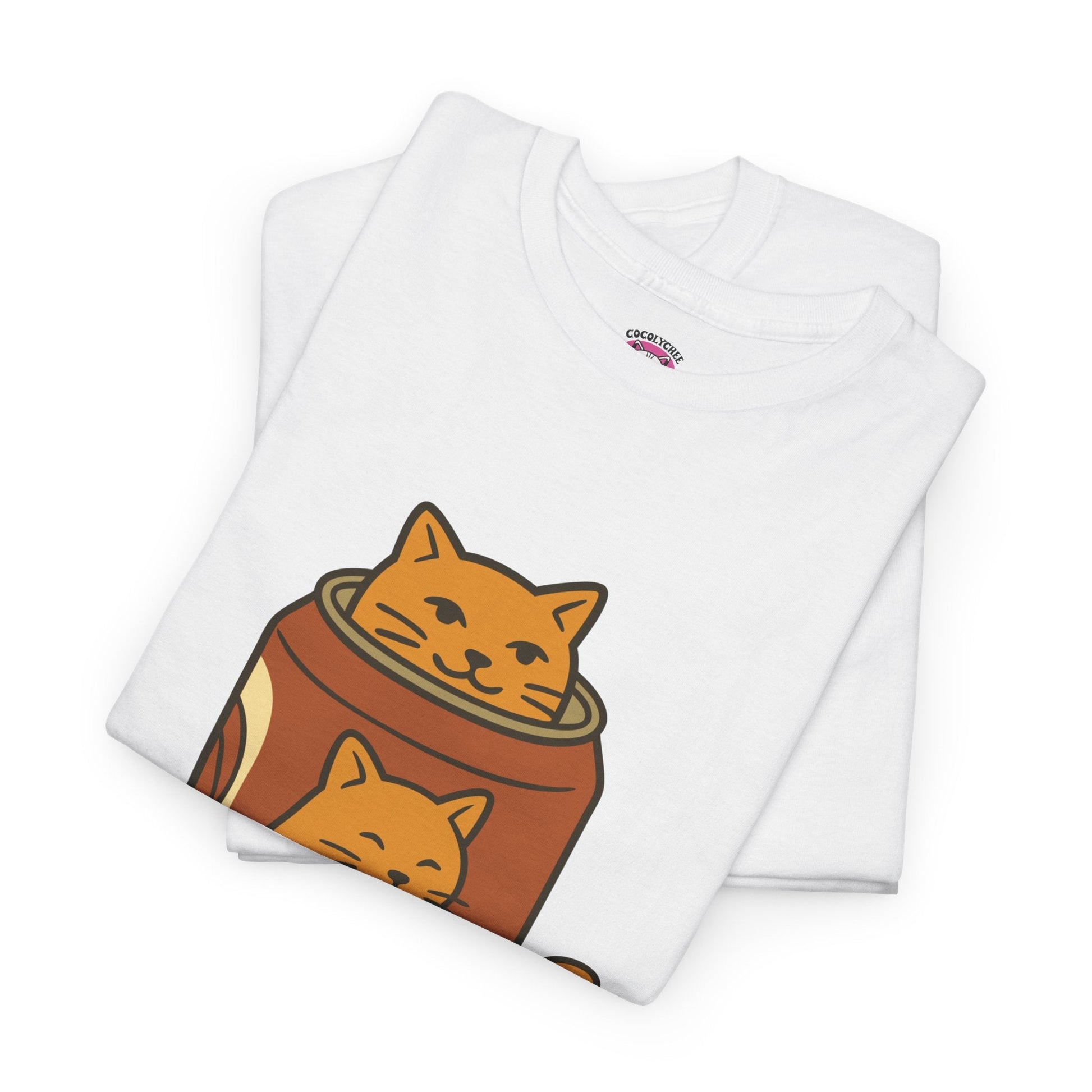 Cat Cola™ Tee – Refreshingly Cute Vintage Soda Cat Shirt - Cocolychee