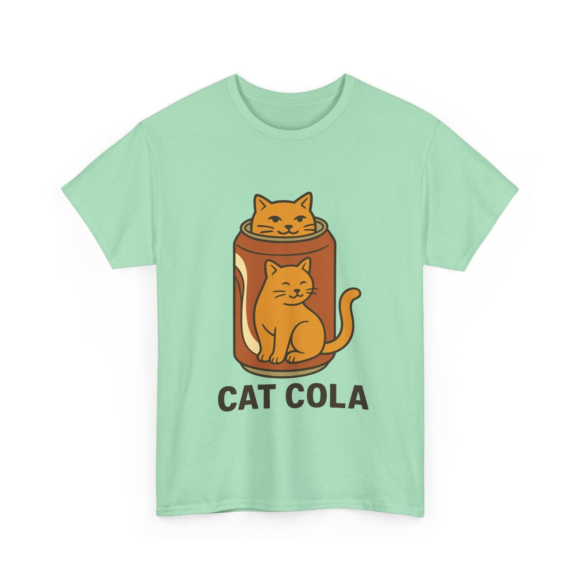 Cat Cola™ Tee – Refreshingly Cute Vintage Soda Cat Shirt - Cocolychee