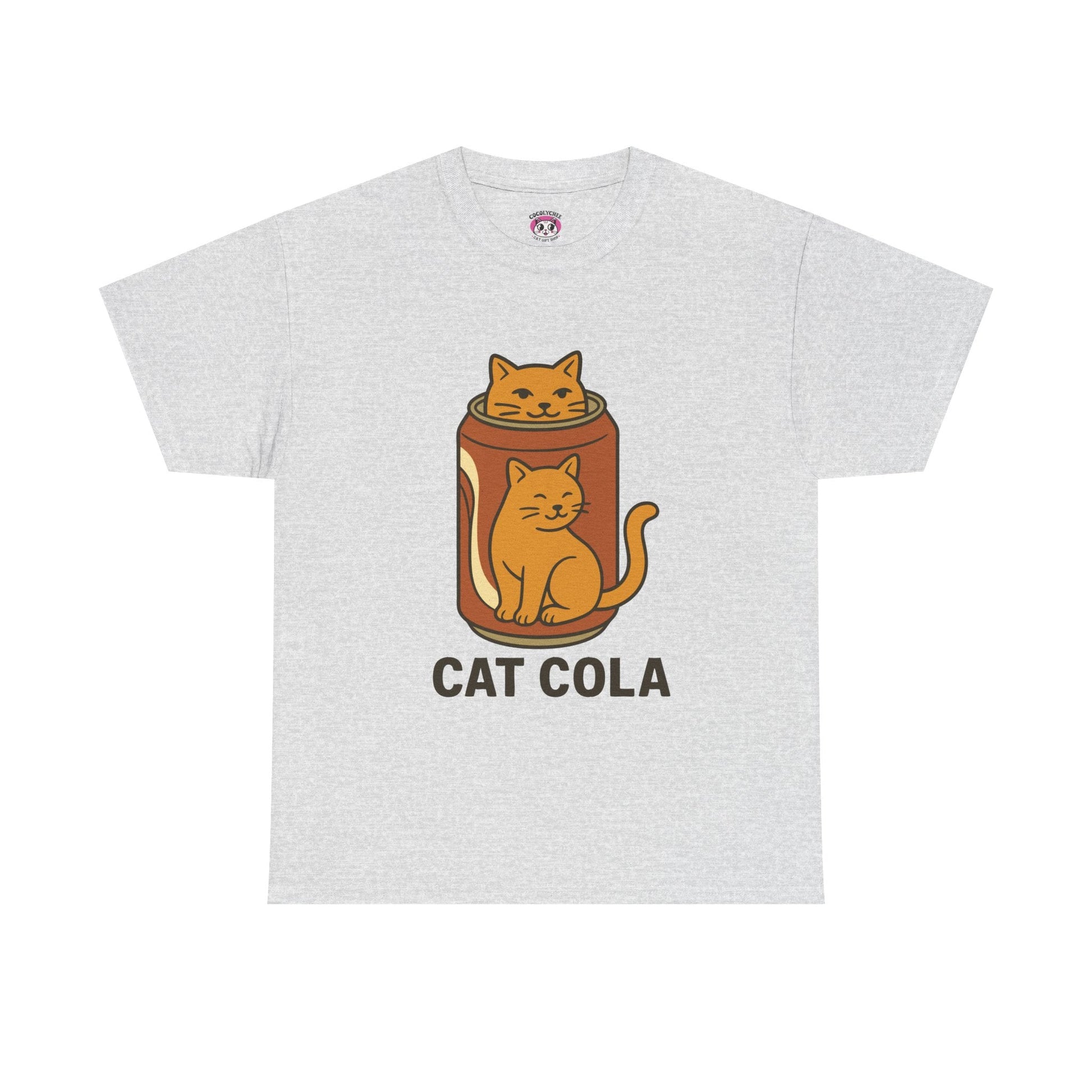 Cat Cola™ Tee – Refreshingly Cute Vintage Soda Cat Shirt - Cocolychee