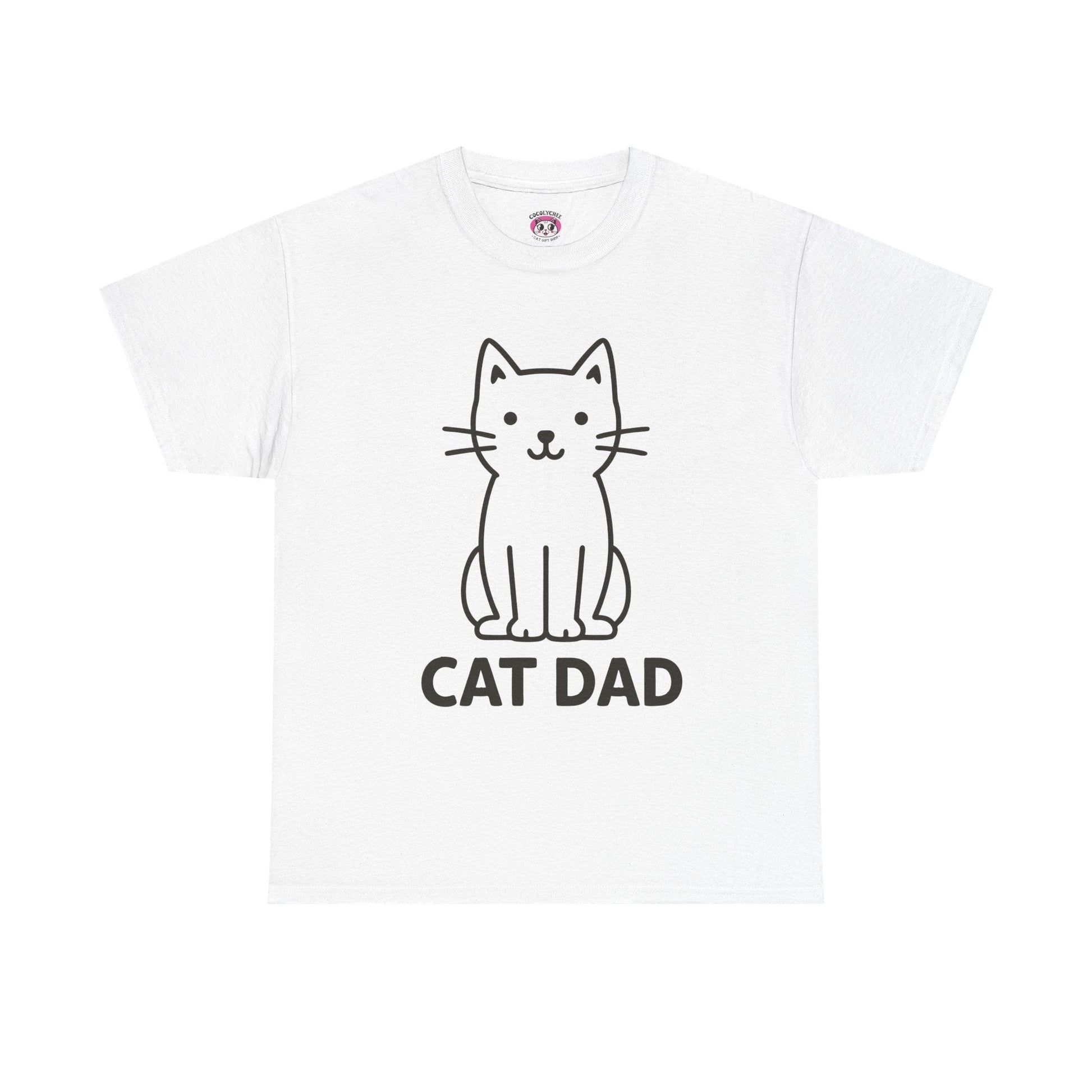 Cat Dad™ Bold Line Art Tee - Cocolychee