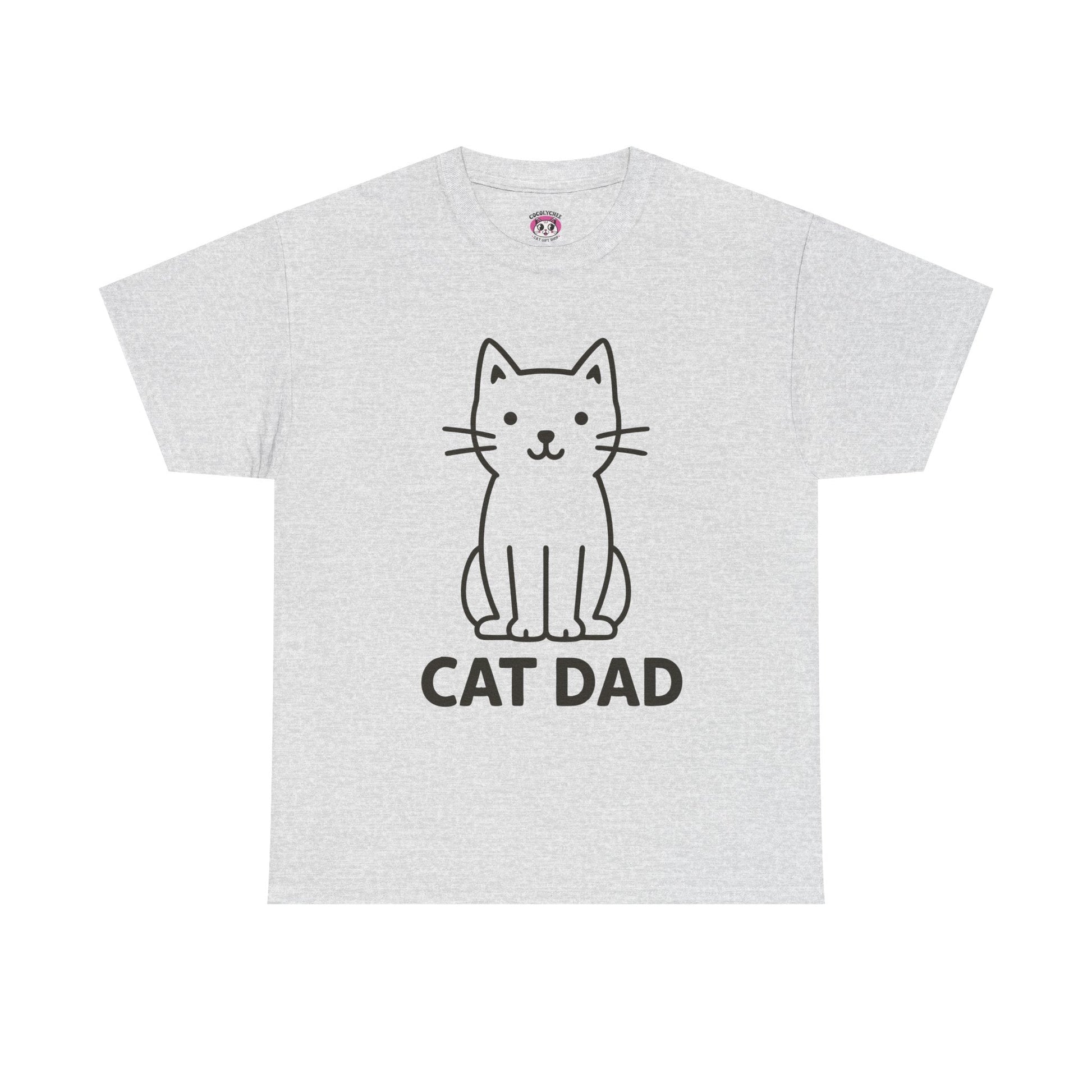 Cat Dad™ Bold Line Art Tee - Cocolychee