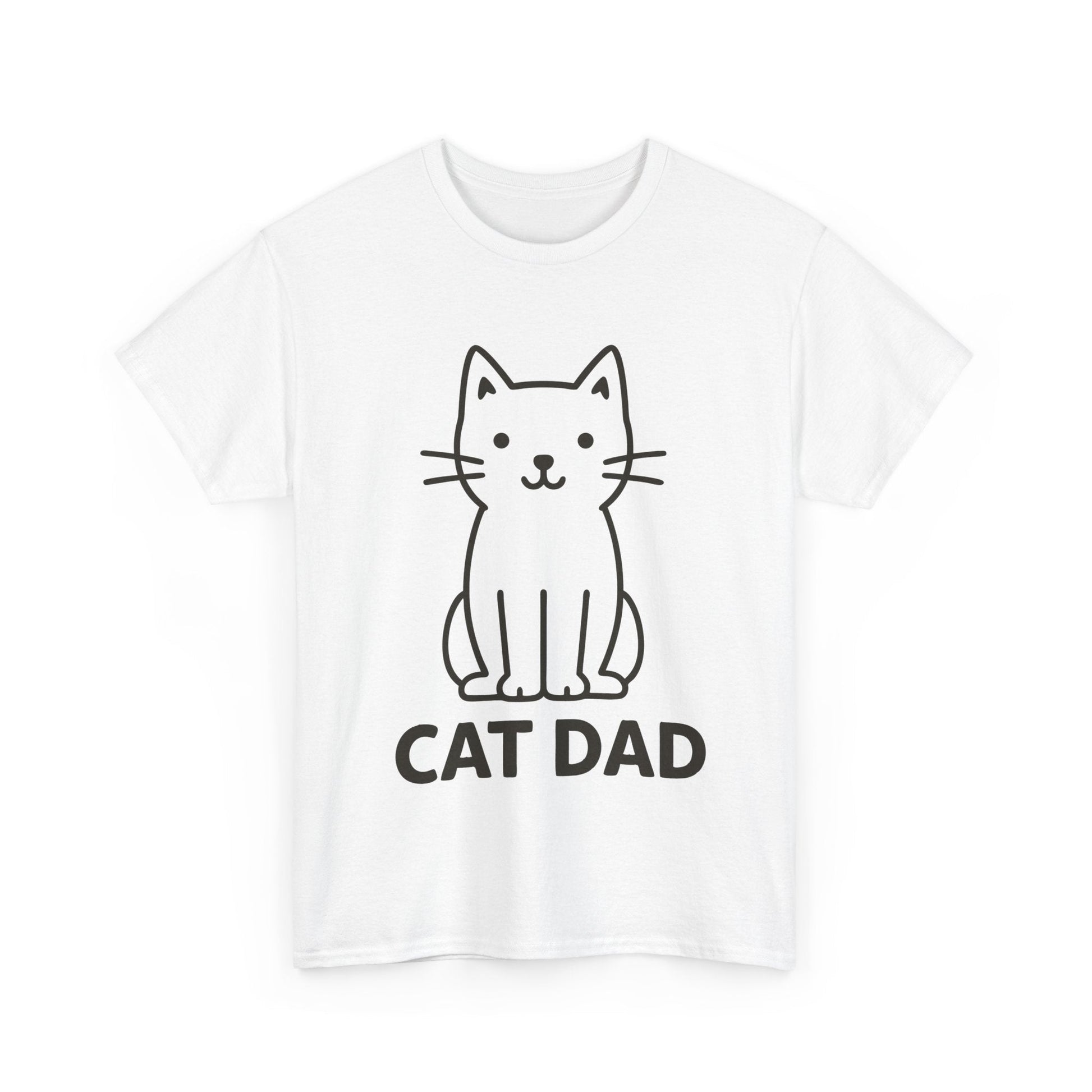 Cat Dad™ Bold Line Art Tee - Cocolychee