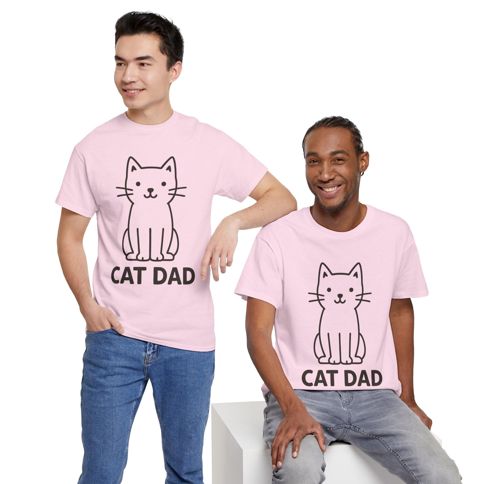 Cat Dad™ Bold Line Art Tee - Cocolychee