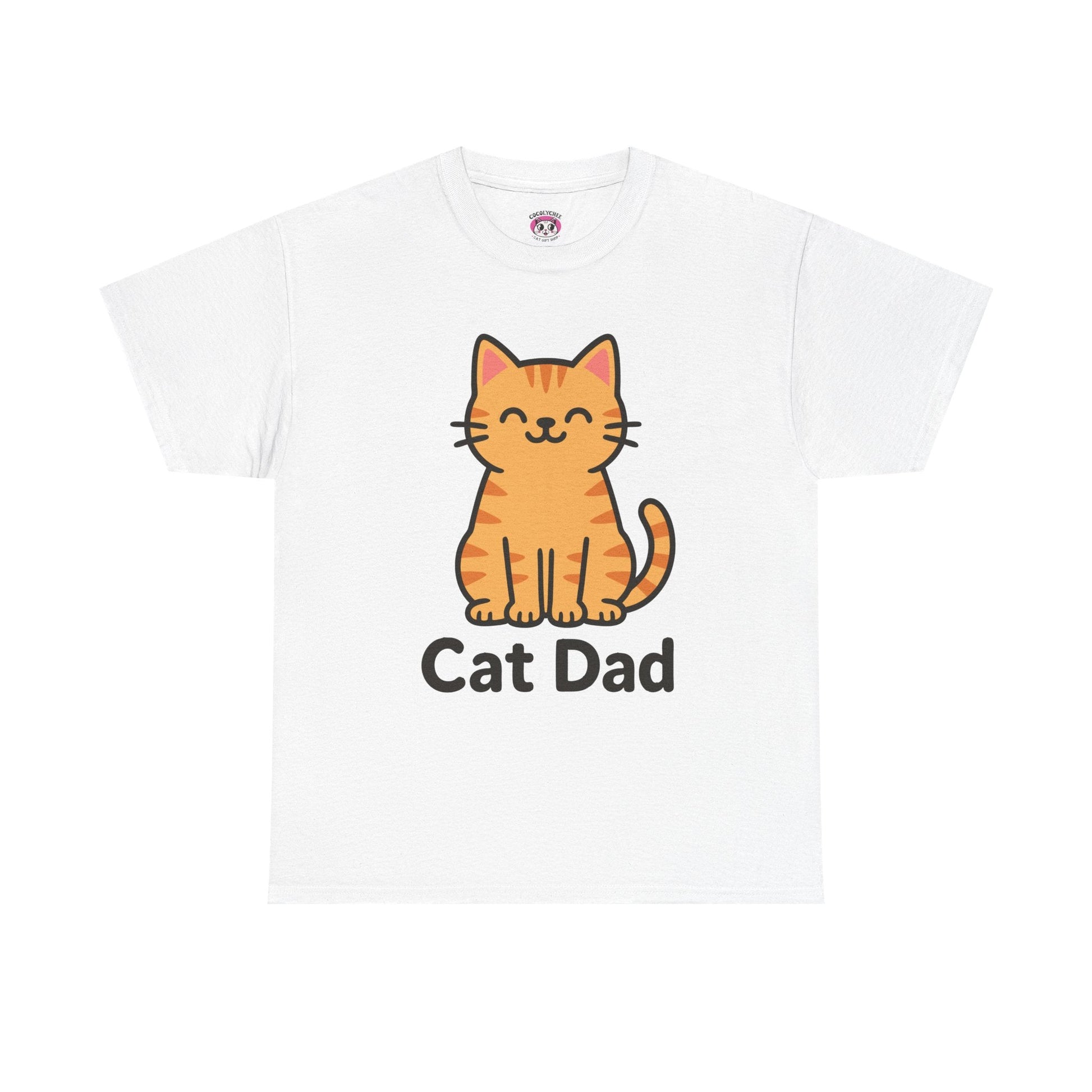 CAT DAD™ Kawaii Cat Tee – Playful Feline Dad Style - Cocolychee