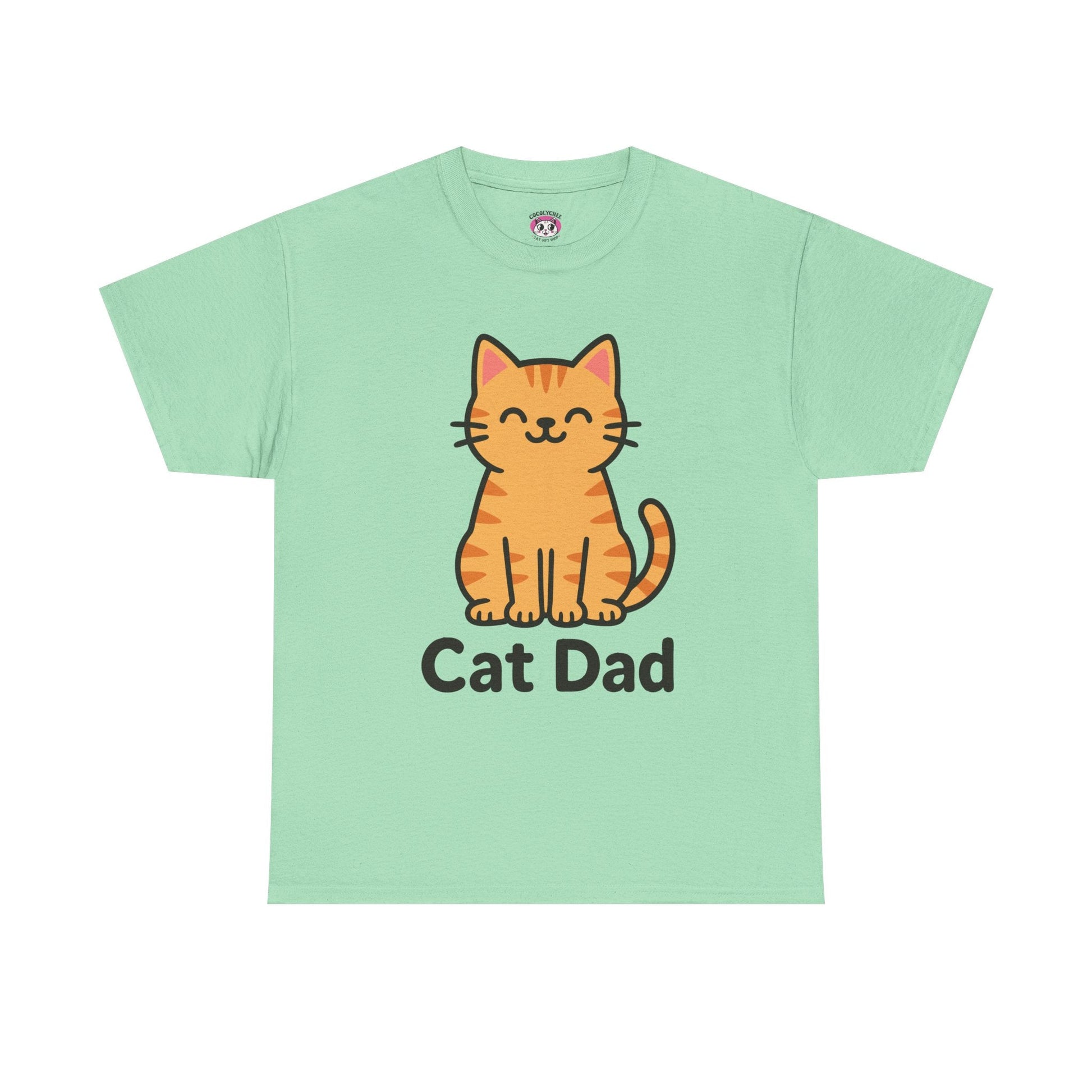 CAT DAD™ Kawaii Cat Tee – Playful Feline Dad Style - Cocolychee