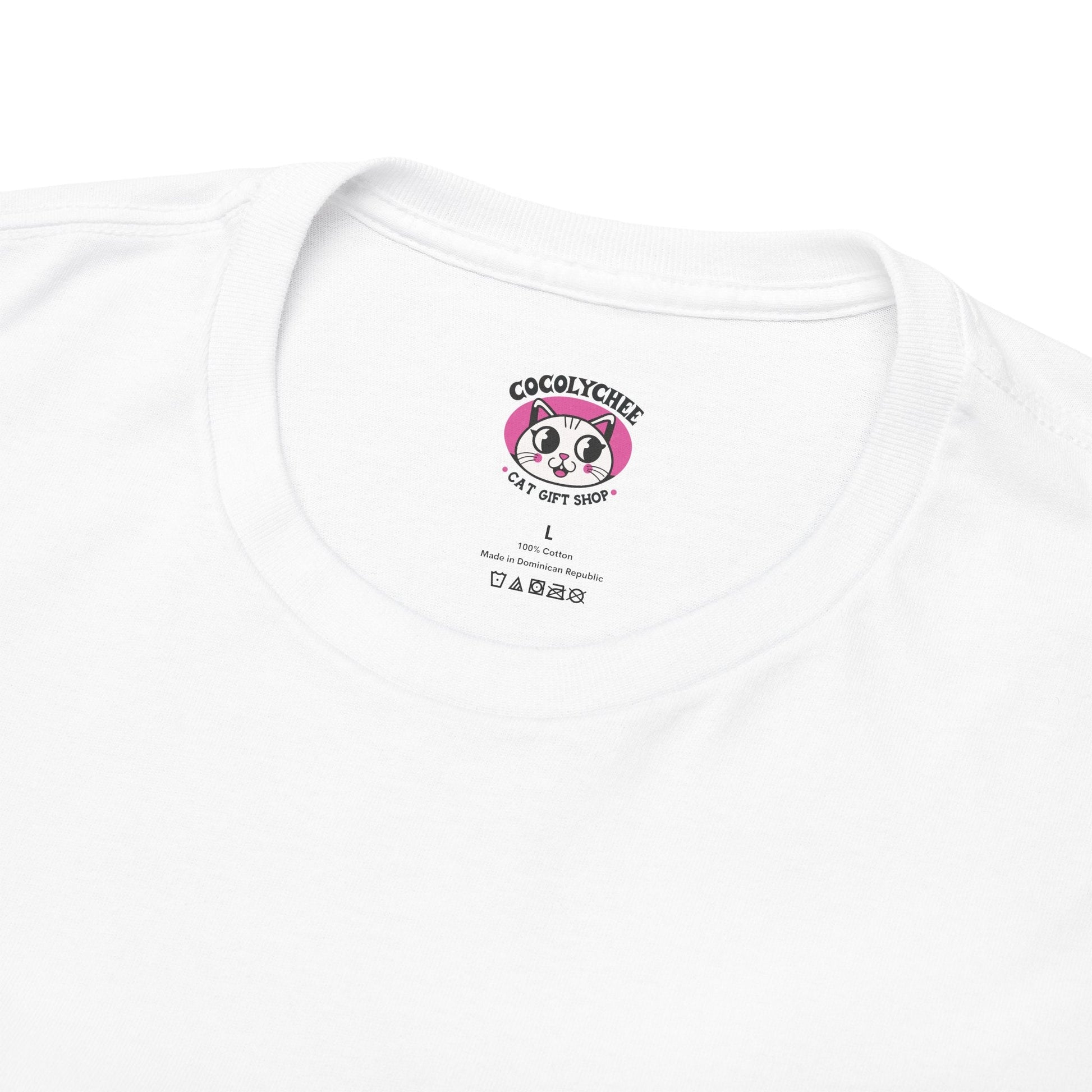 CAT DAD™ Minimal Line Art Tee – Chill Cat Energy - Cocolychee