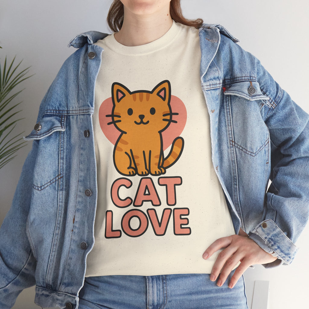 Cat Love™ Heart Edition Graphic Tee - Cocolychee