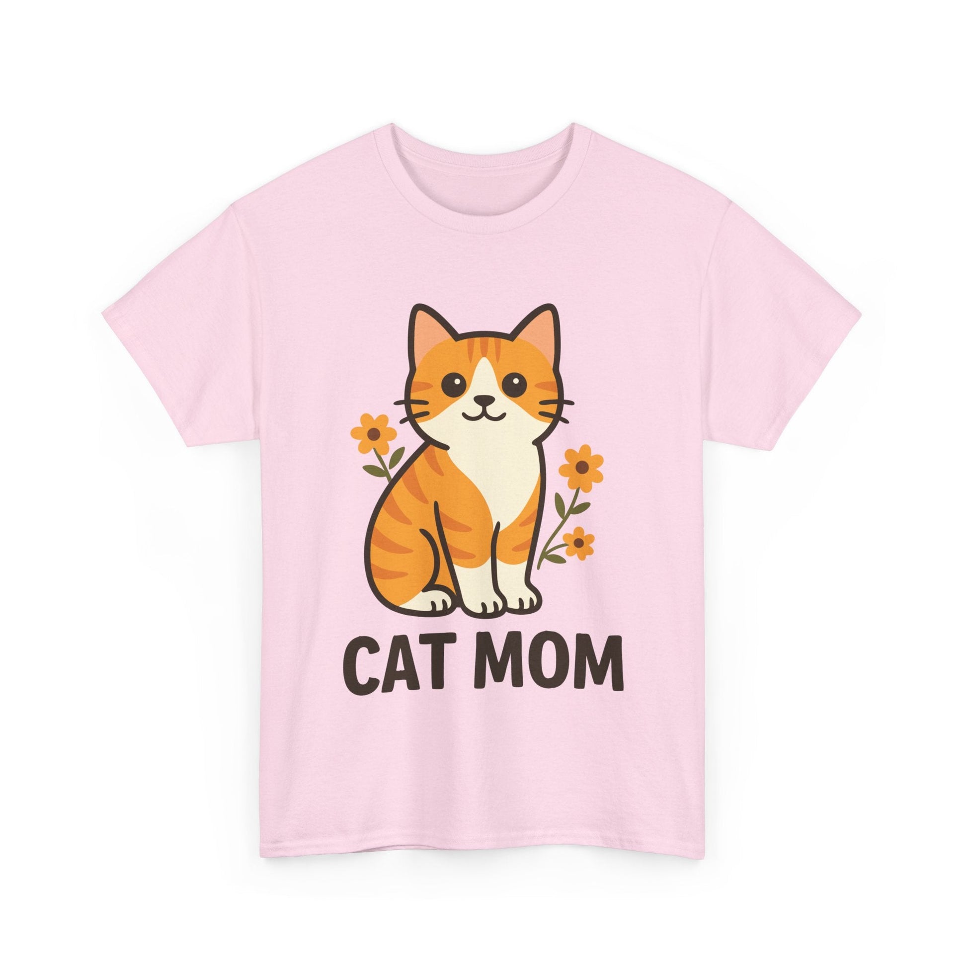CAT MOM™ Floral Tabby Tee – Purrfect for Proud Cat Mamas - Cocolychee
