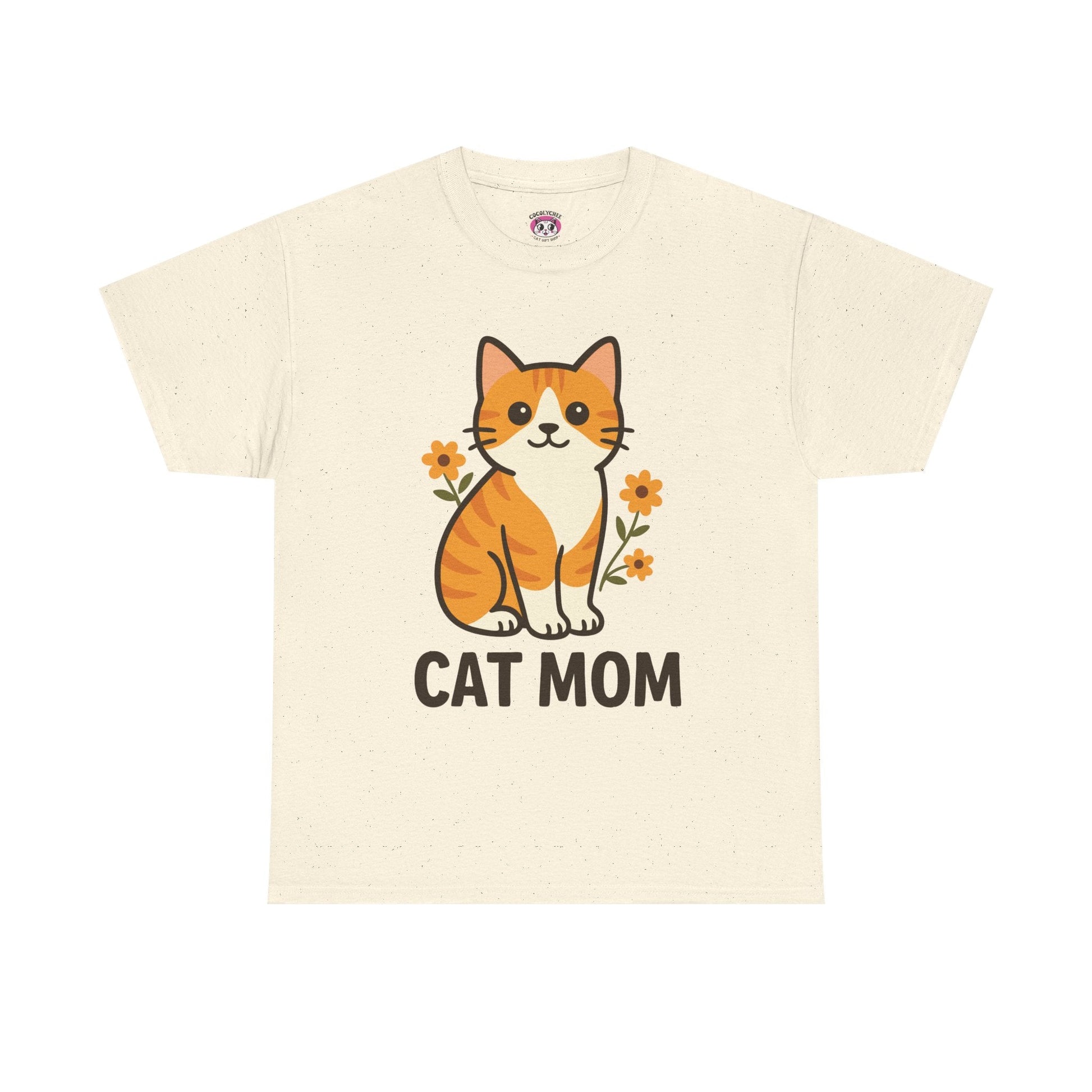 CAT MOM™ Floral Tabby Tee – Purrfect for Proud Cat Mamas - Cocolychee
