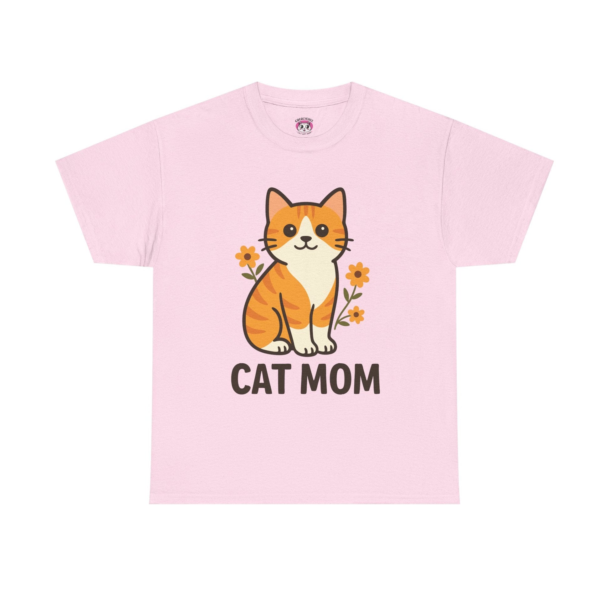 CAT MOM™ Floral Tabby Tee – Purrfect for Proud Cat Mamas - Cocolychee