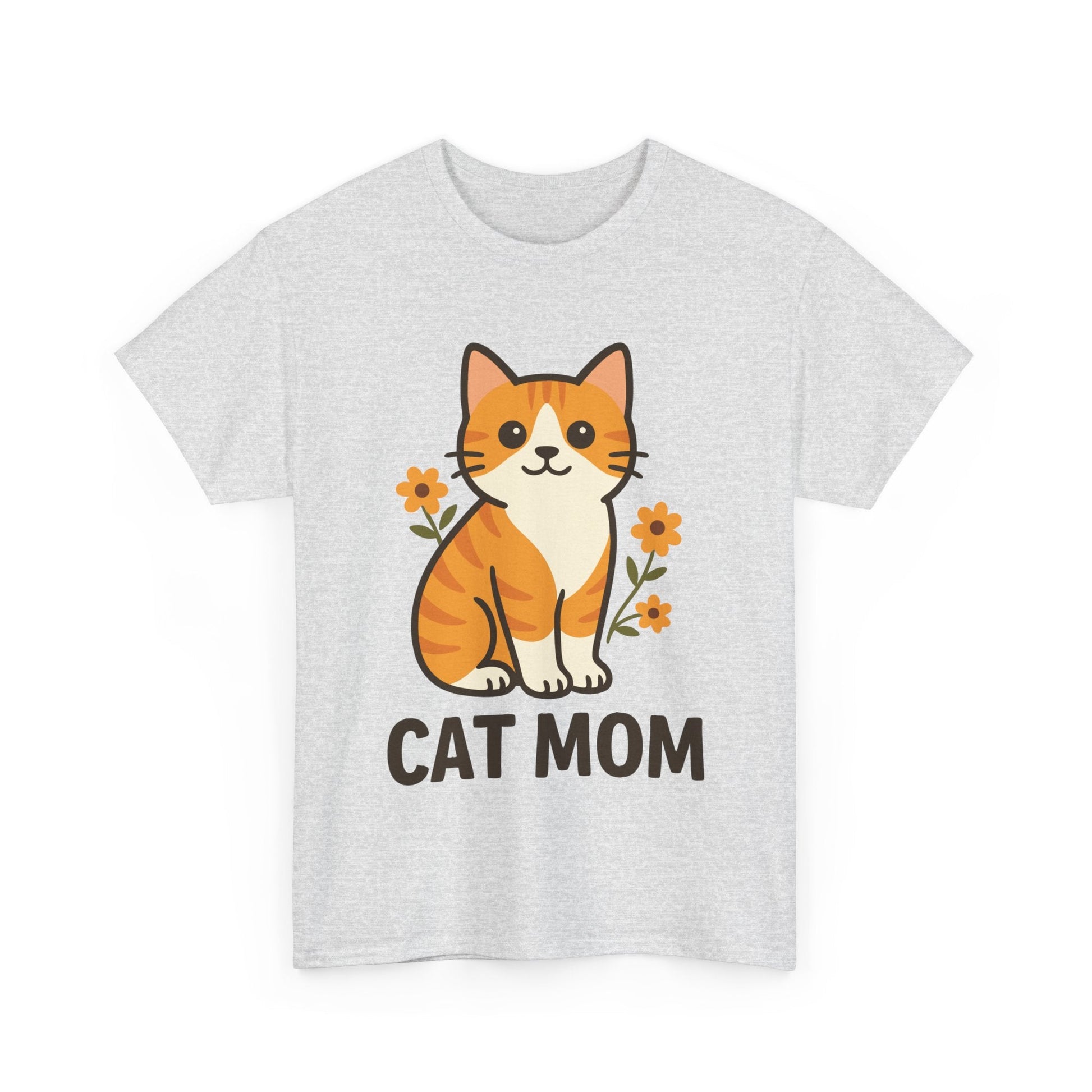 CAT MOM™ Floral Tabby Tee – Purrfect for Proud Cat Mamas - Cocolychee