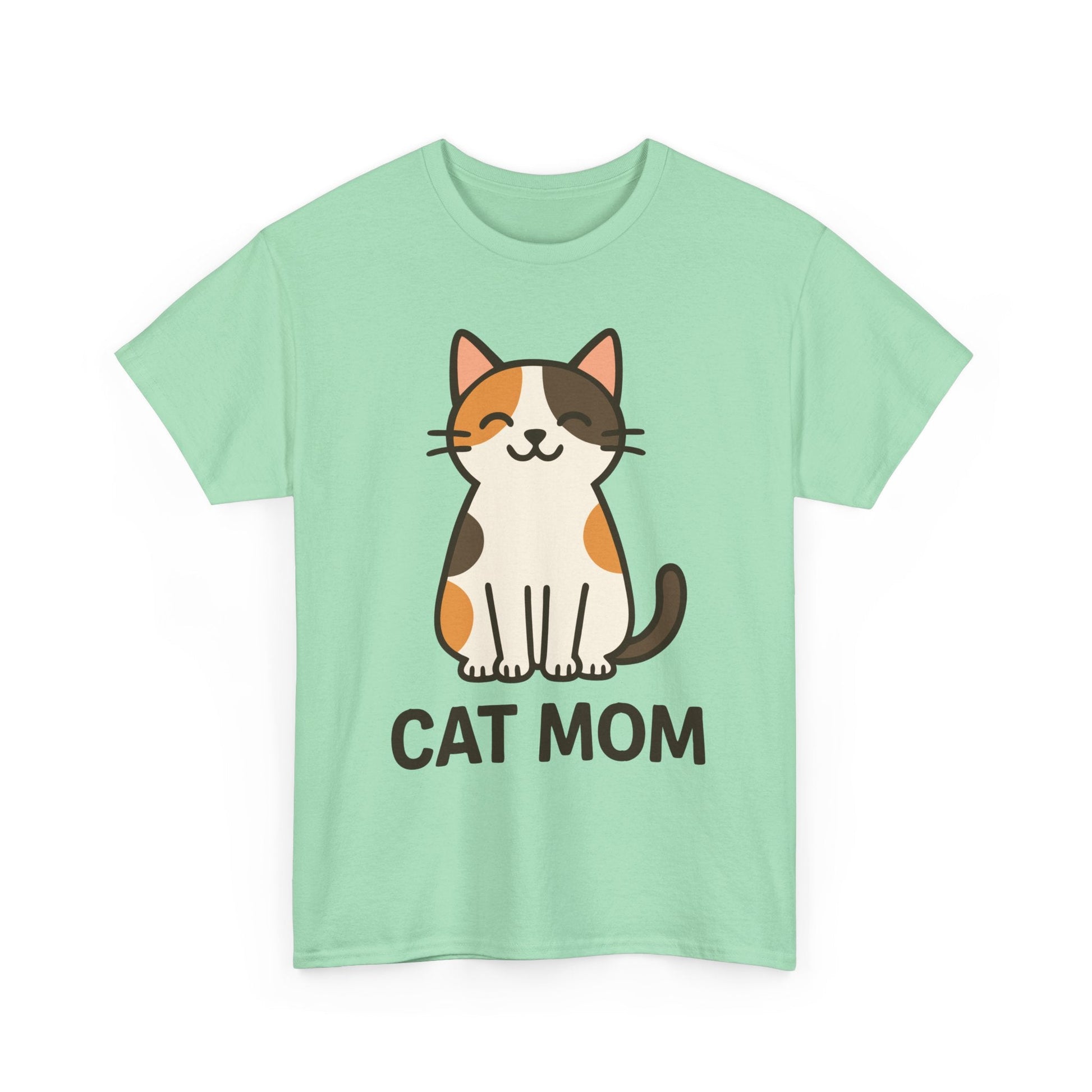 CAT MOM™ Kawaii Calico Tee – For the Purrfect Cat Mama - Cocolychee