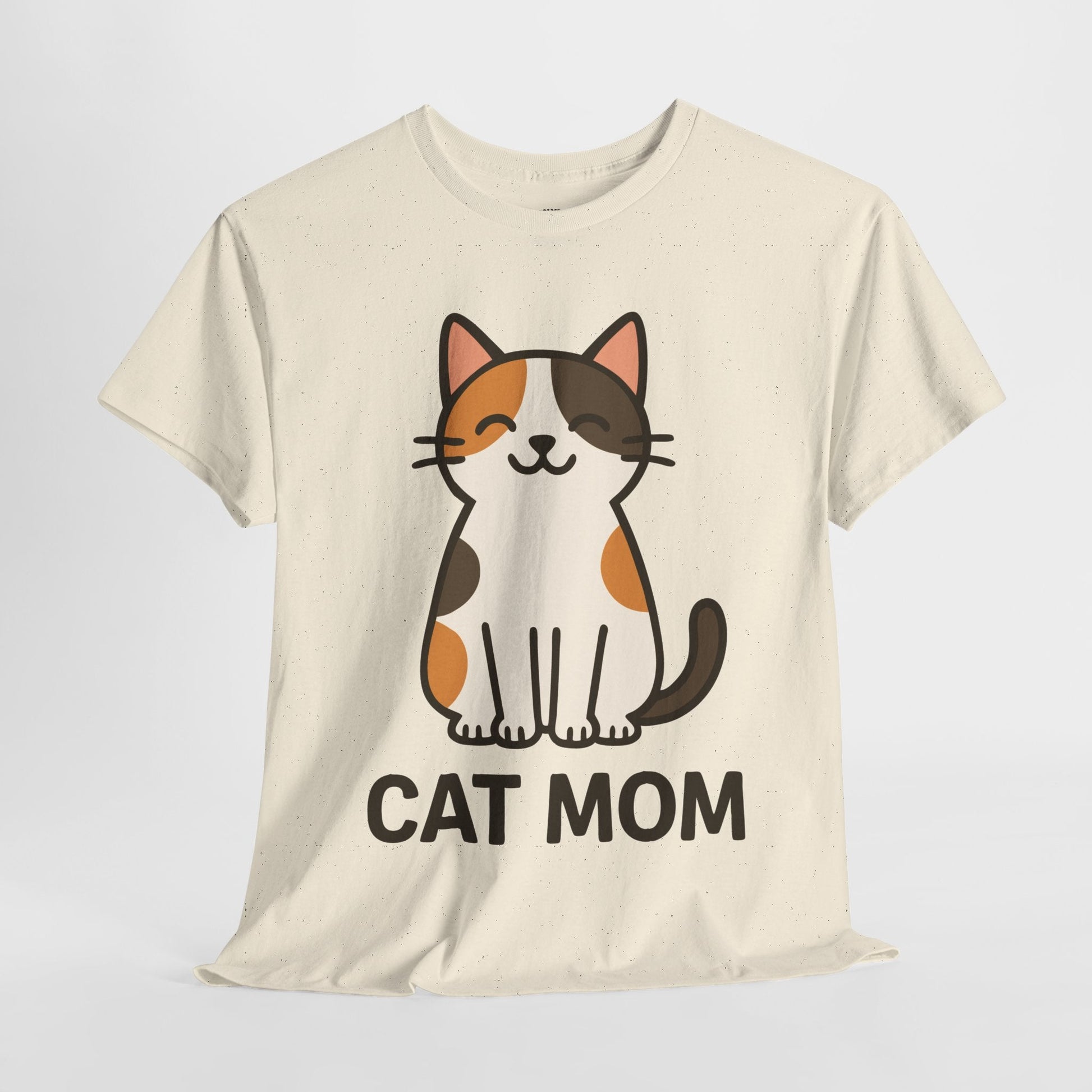 CAT MOM™ Kawaii Calico Tee – For the Purrfect Cat Mama - Cocolychee