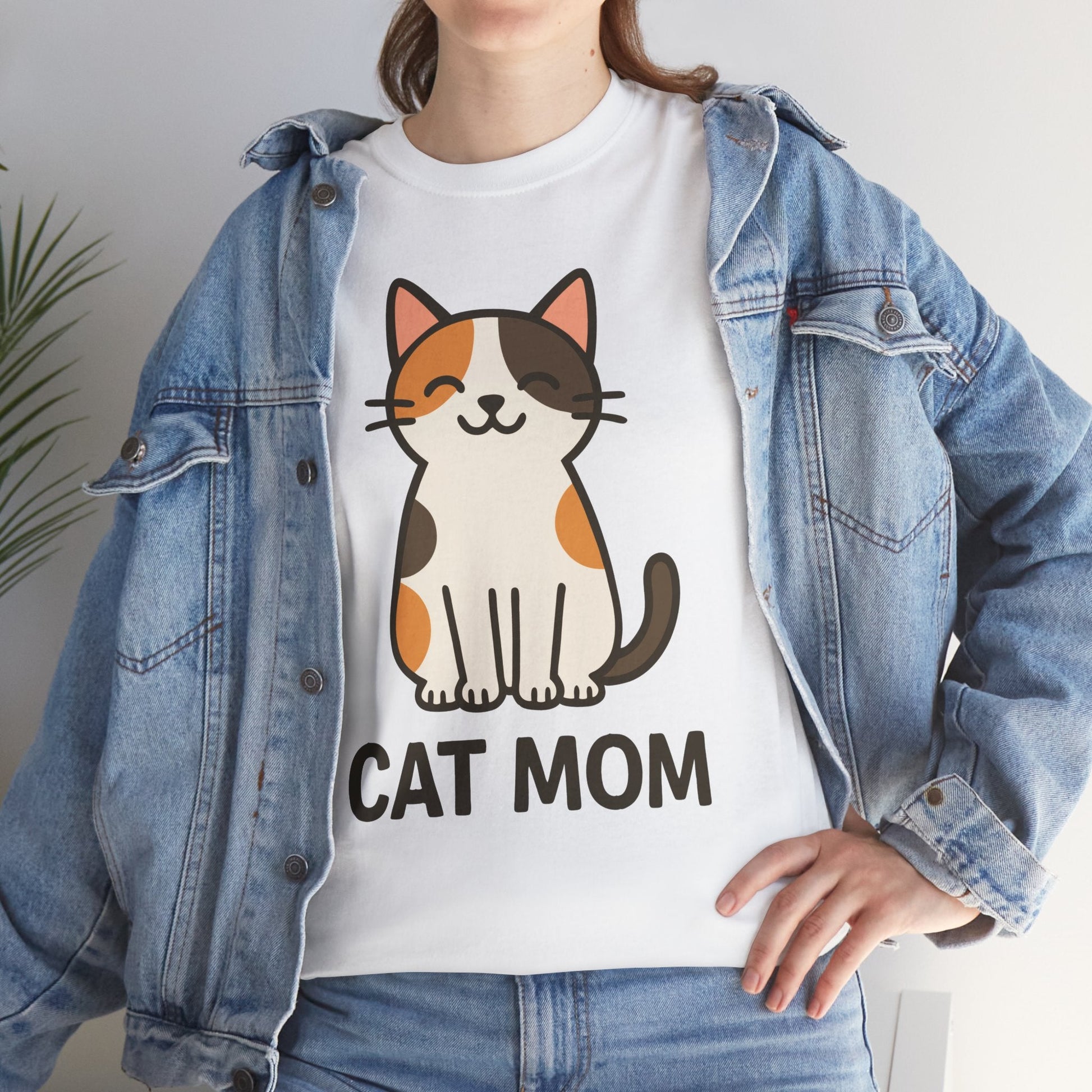 CAT MOM™ Kawaii Calico Tee – For the Purrfect Cat Mama - Cocolychee
