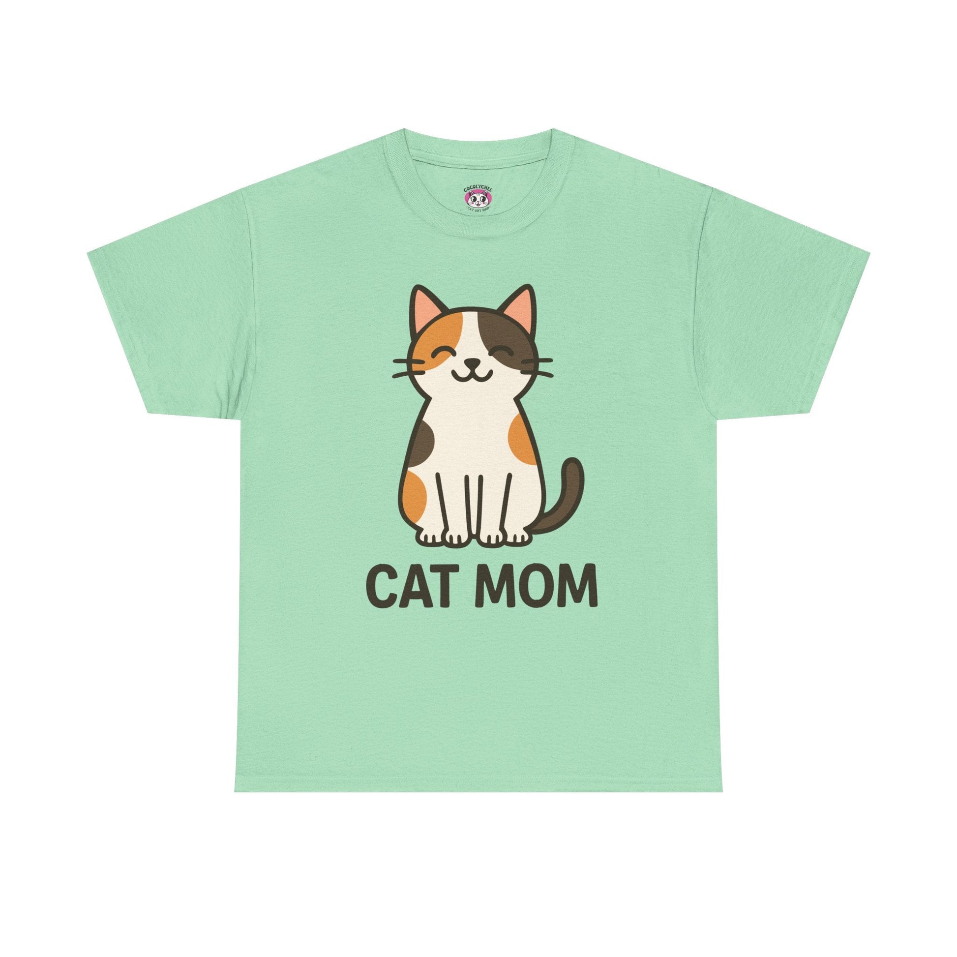 CAT MOM™ Kawaii Calico Tee – For the Purrfect Cat Mama - Cocolychee