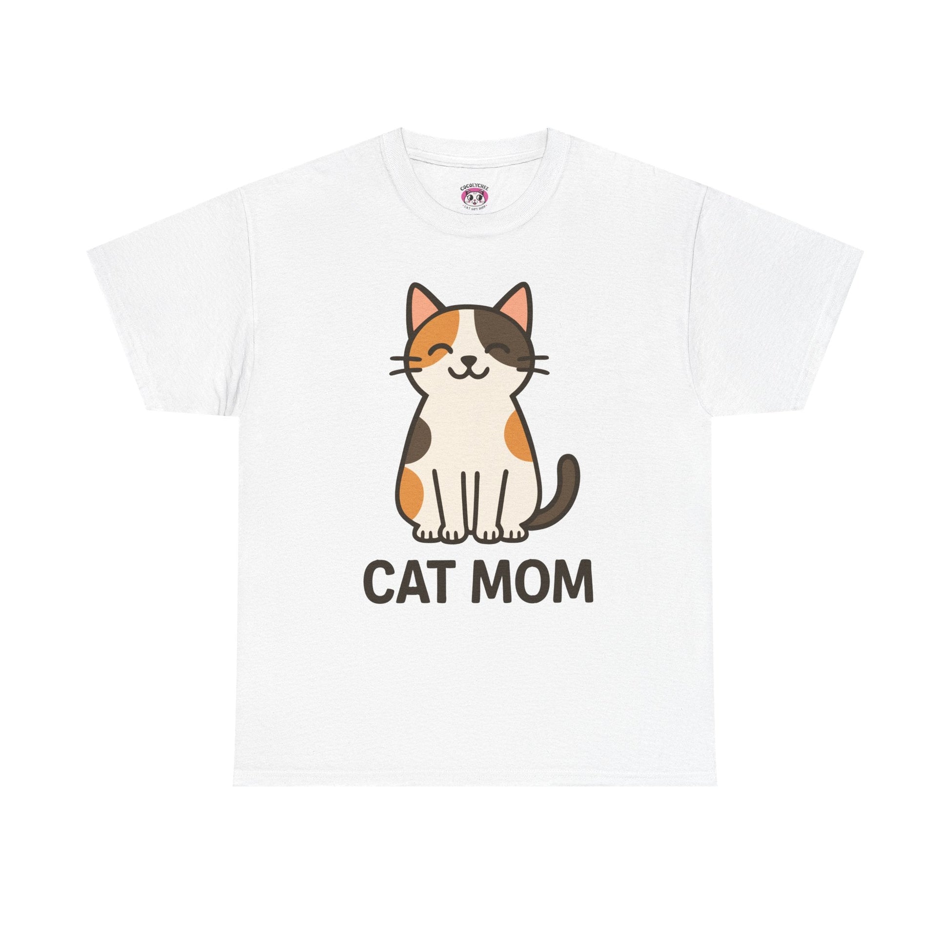 CAT MOM™ Kawaii Calico Tee – For the Purrfect Cat Mama - Cocolychee