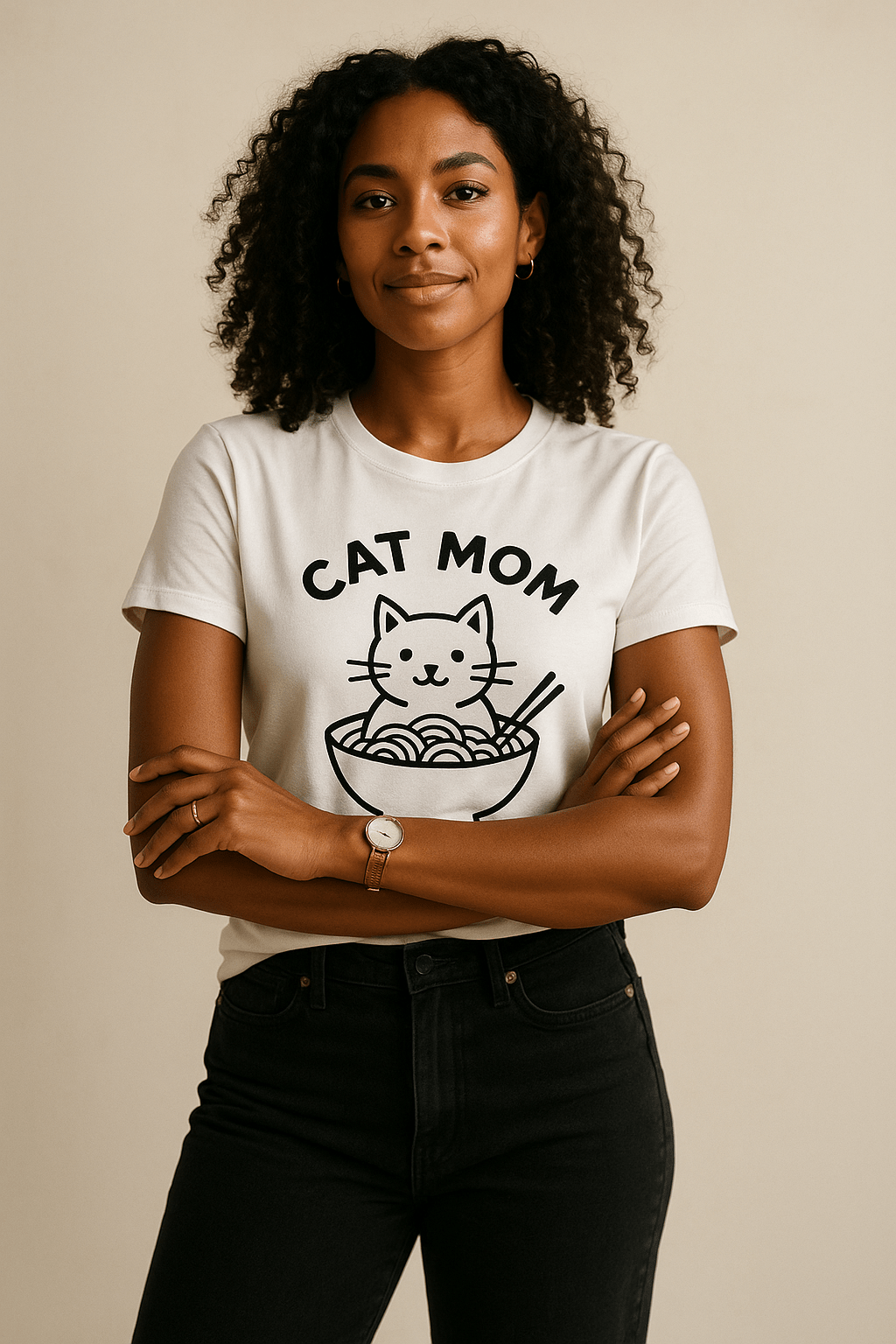 Cat Mom™ Ramen Graphic Tee - Cocolychee