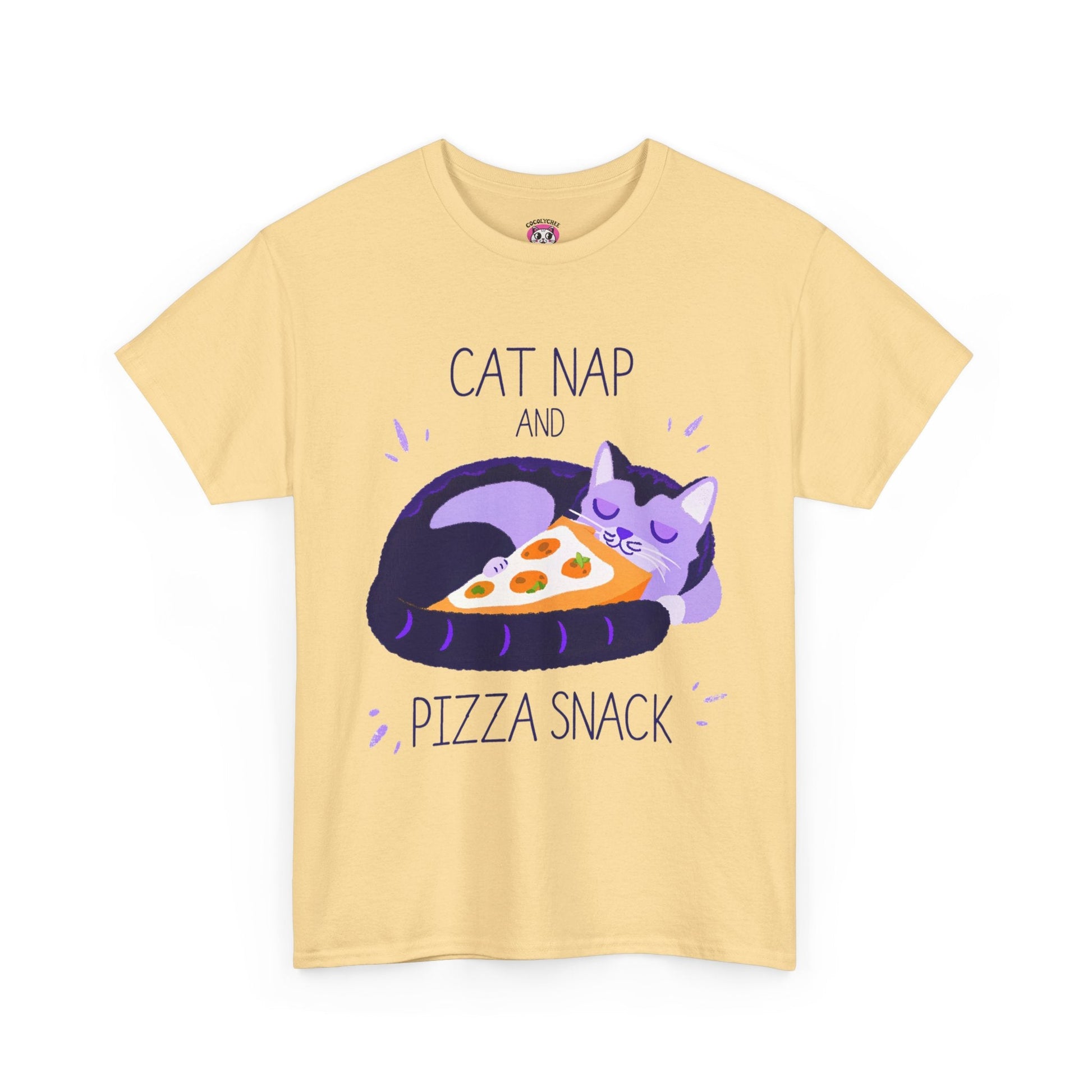 Cat Nap & Pizza Snack™ Pastel Edition Graphic Tee - Cocolychee