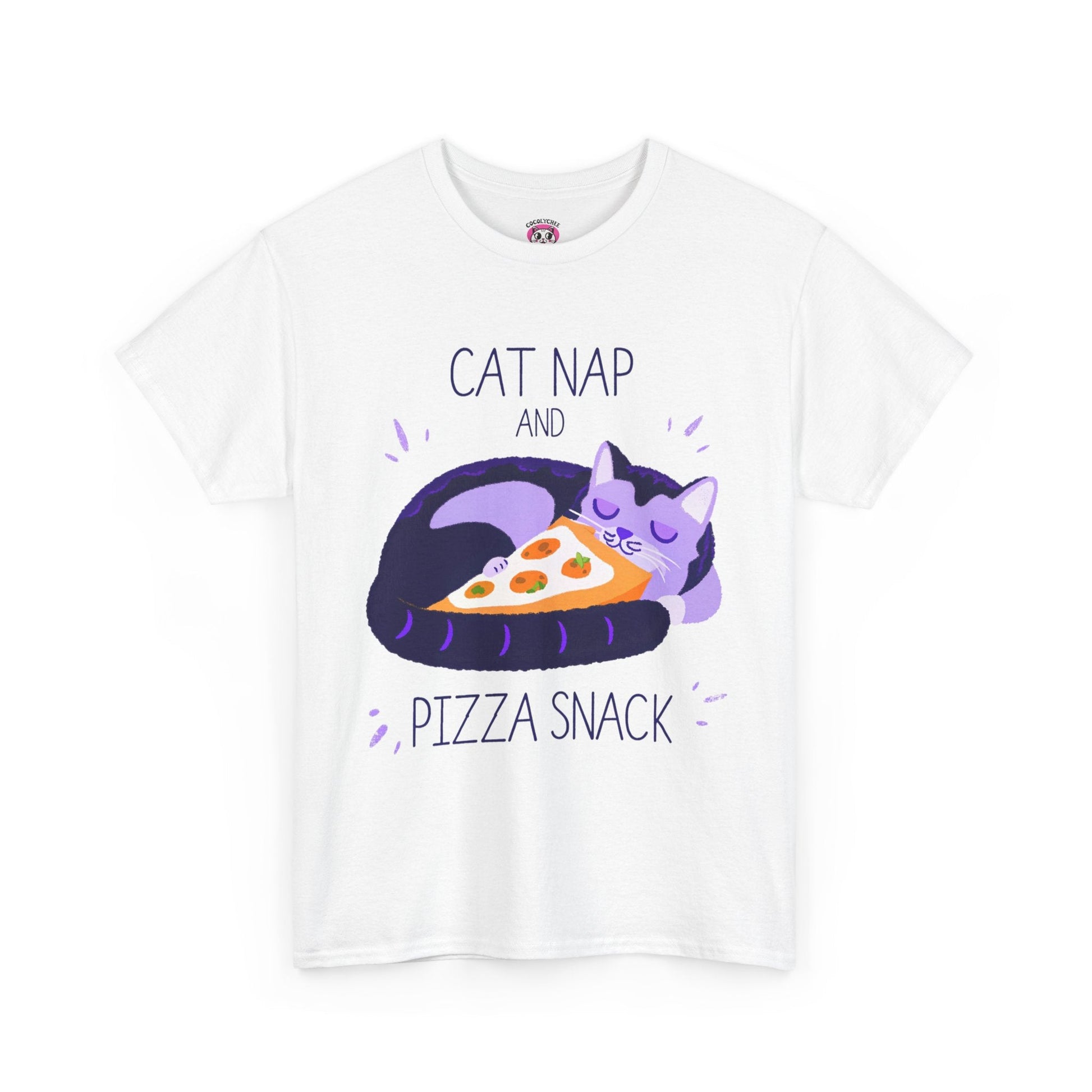 Cat Nap & Pizza Snack™ Pastel Edition Graphic Tee - Cocolychee