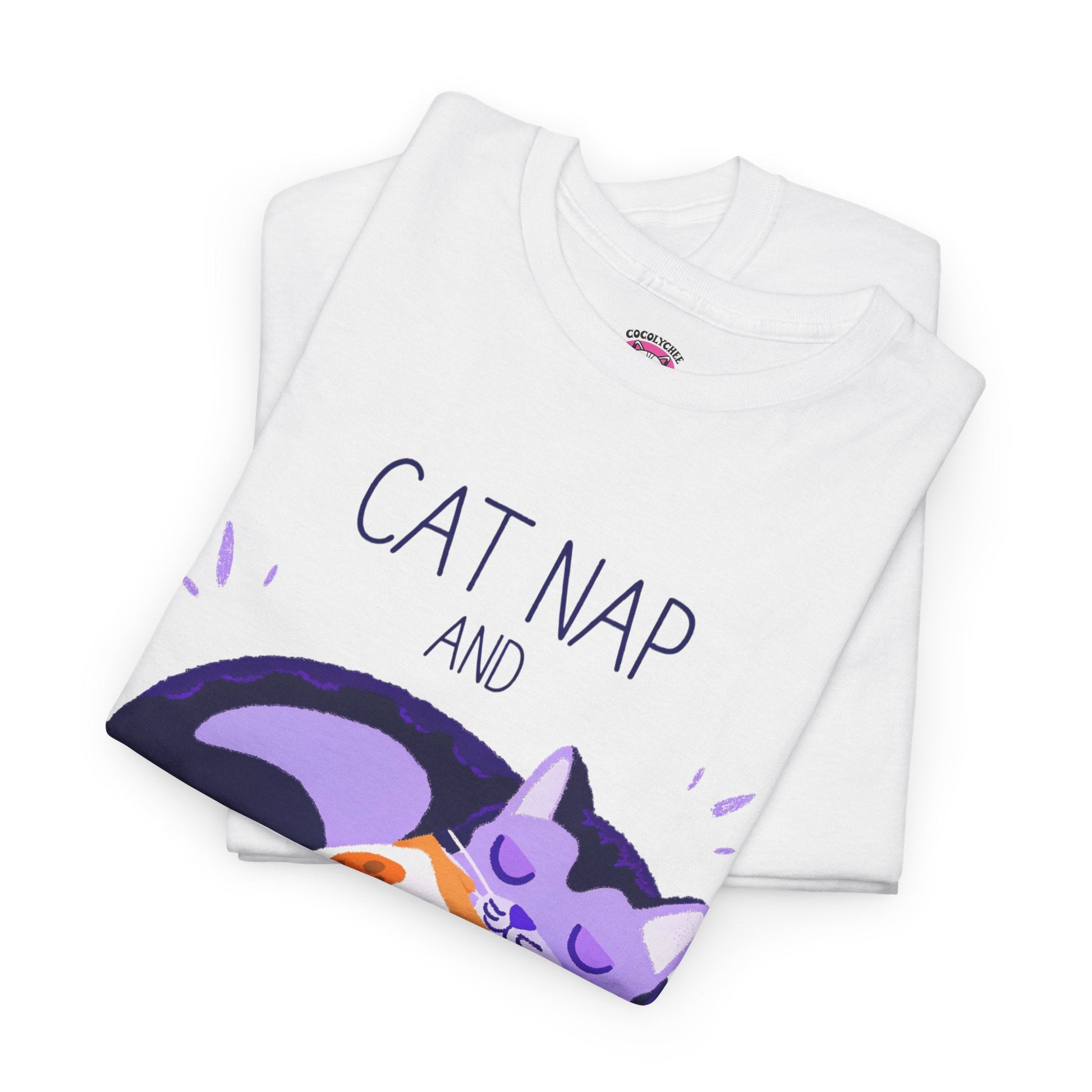 Cat Nap & Pizza Snack™ Pastel Edition Graphic Tee - Cocolychee