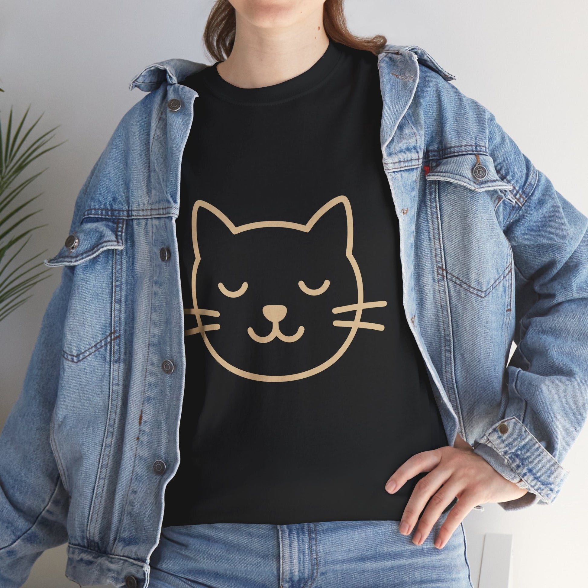 Cat Zen™ Tee – Minimalist Line Art Shirt for Cat Lovers - Cocolychee