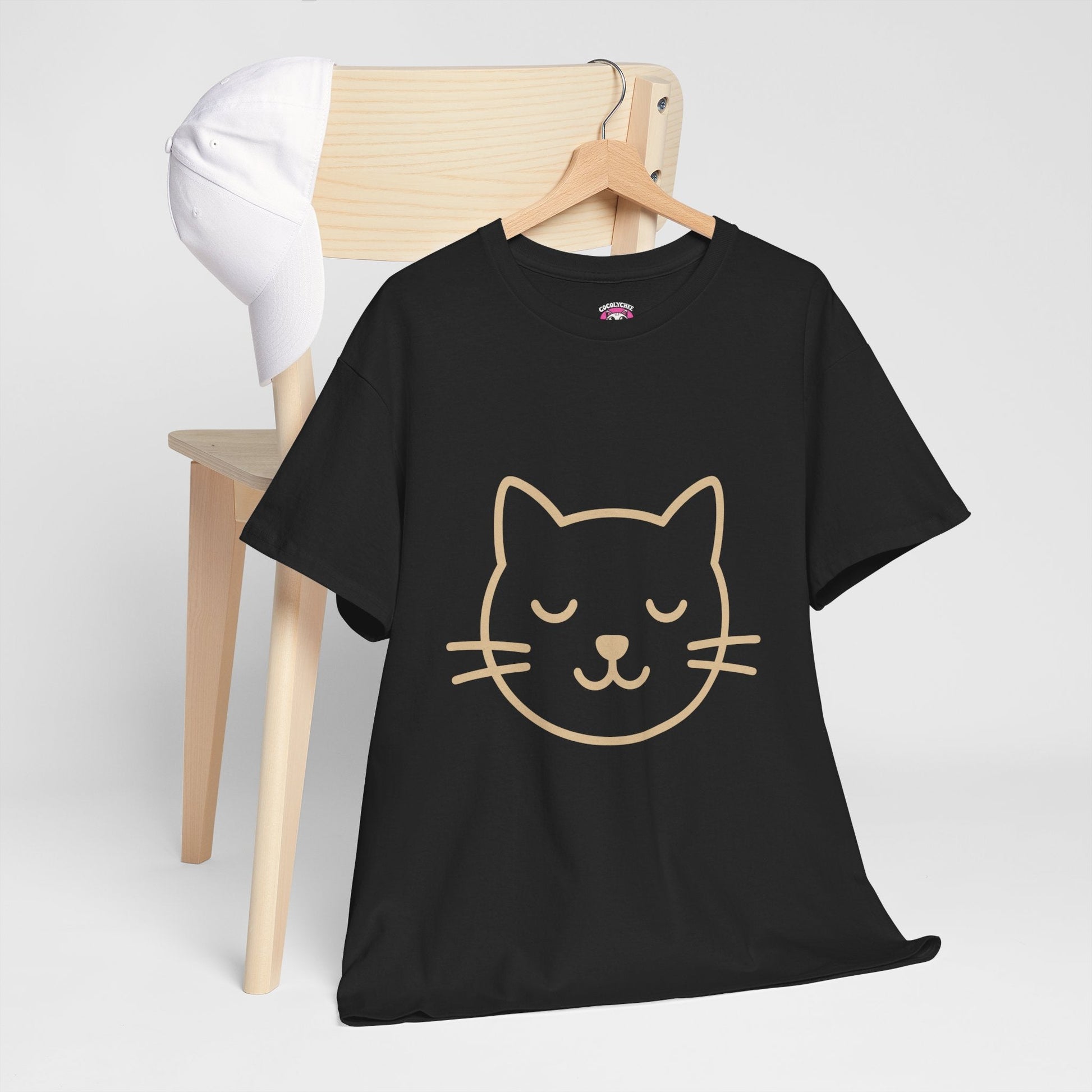 Cat Zen™ Tee – Minimalist Line Art Shirt for Cat Lovers - Cocolychee