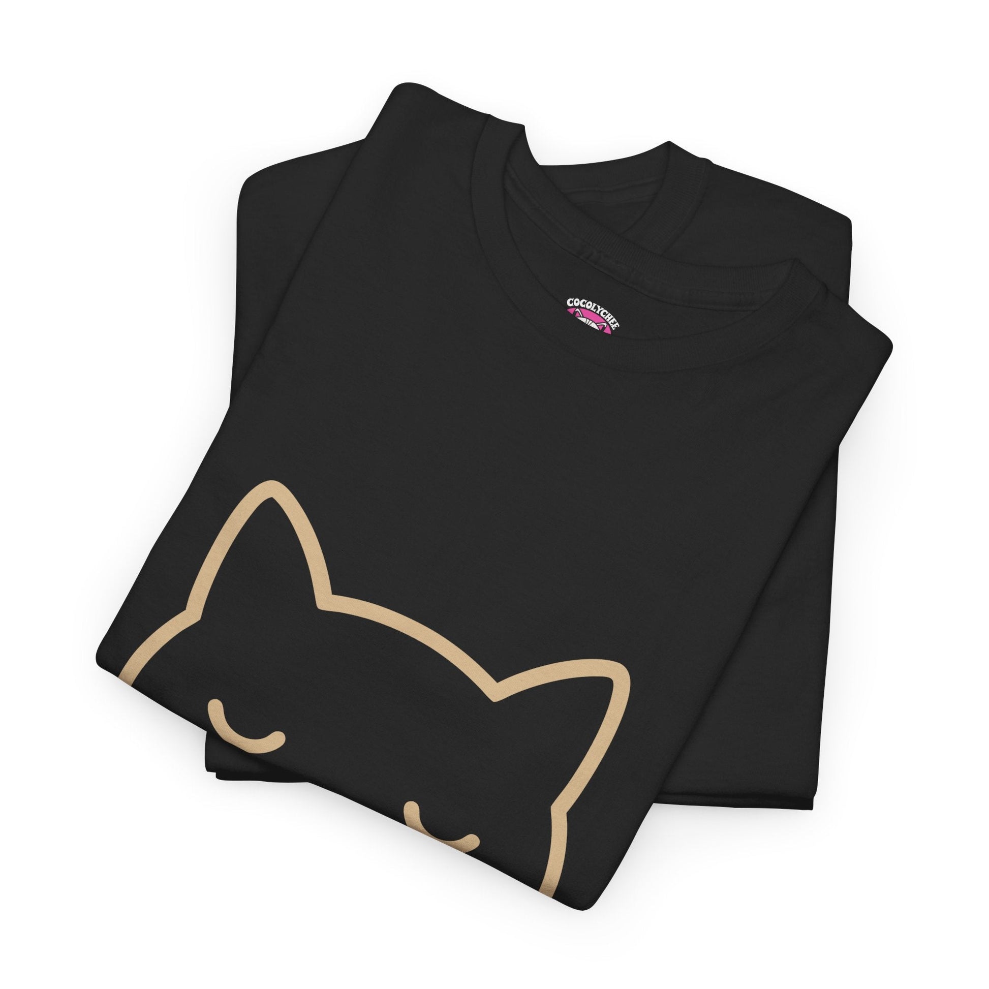 Cat Zen™ Tee – Minimalist Line Art Shirt for Cat Lovers - Cocolychee