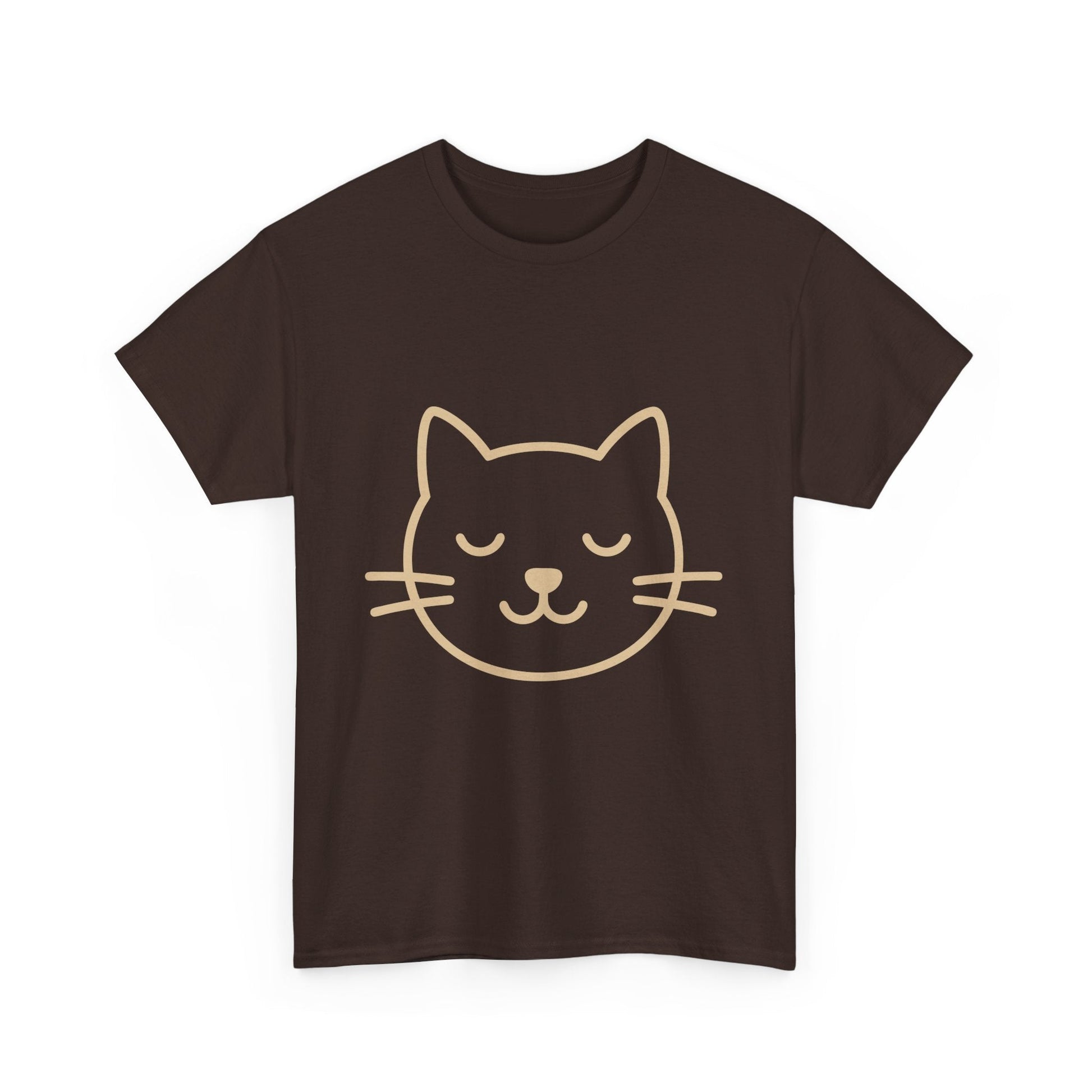 Cat Zen™ Tee – Minimalist Line Art Shirt for Cat Lovers - Cocolychee